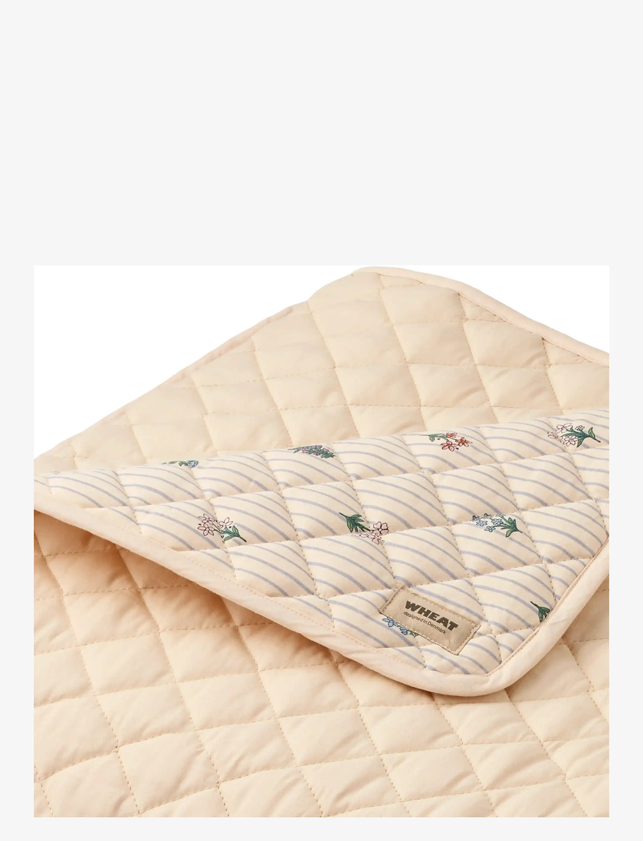 Wheat - Quilt Blanket - tekid - rose shadow flowers - 1