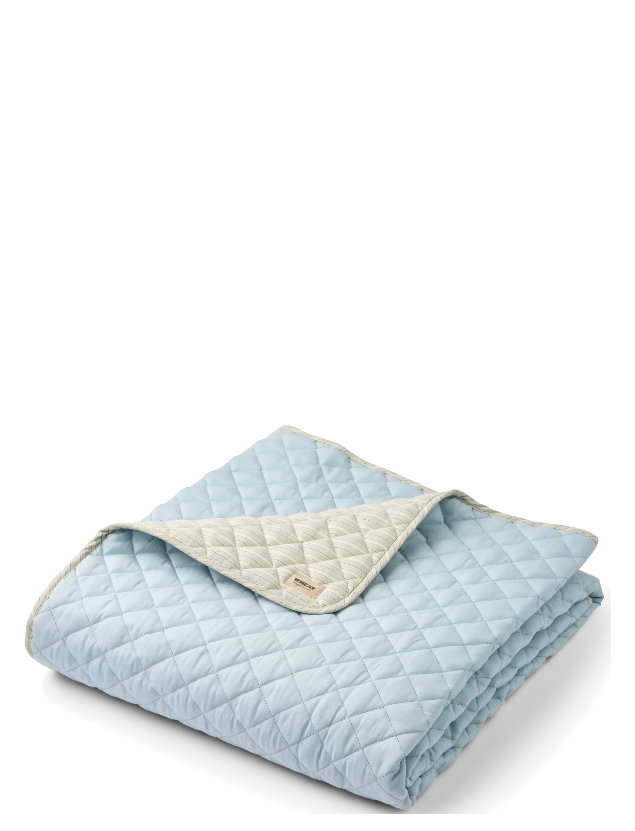 Wheat Quilt Blanket - Barnaherbergið - BLUE OCEAN STRIPE / blue