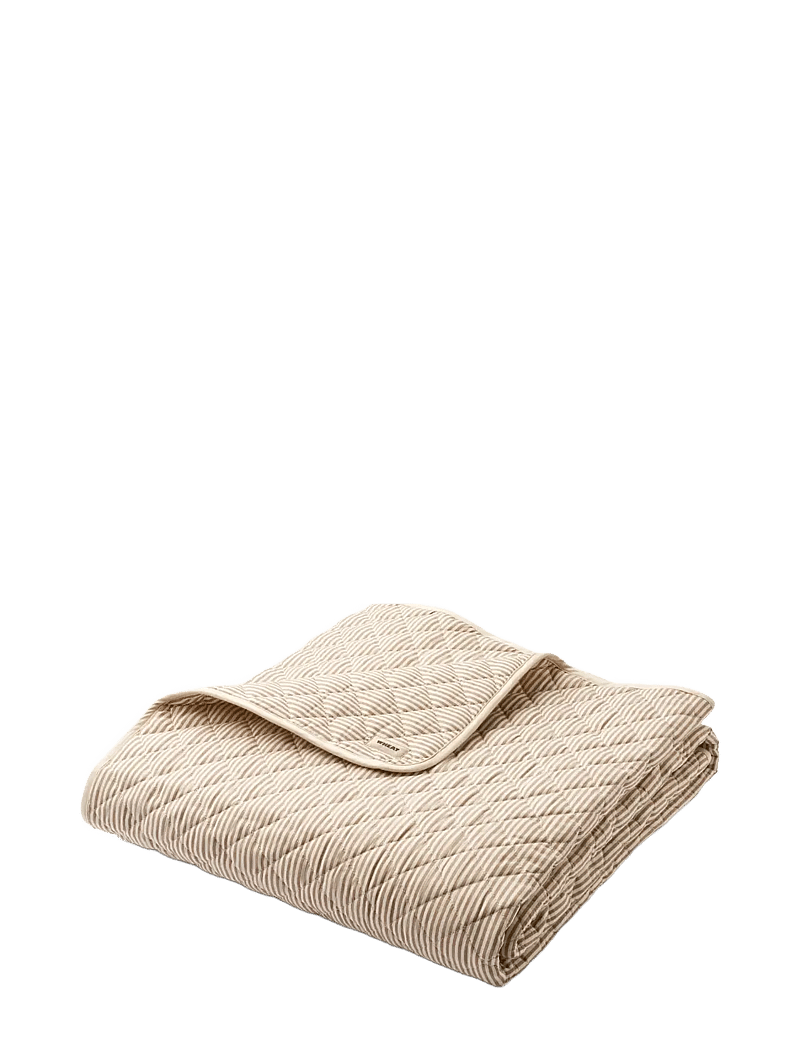 Wheat - Quilt Blanket - cappucino stripe - 1