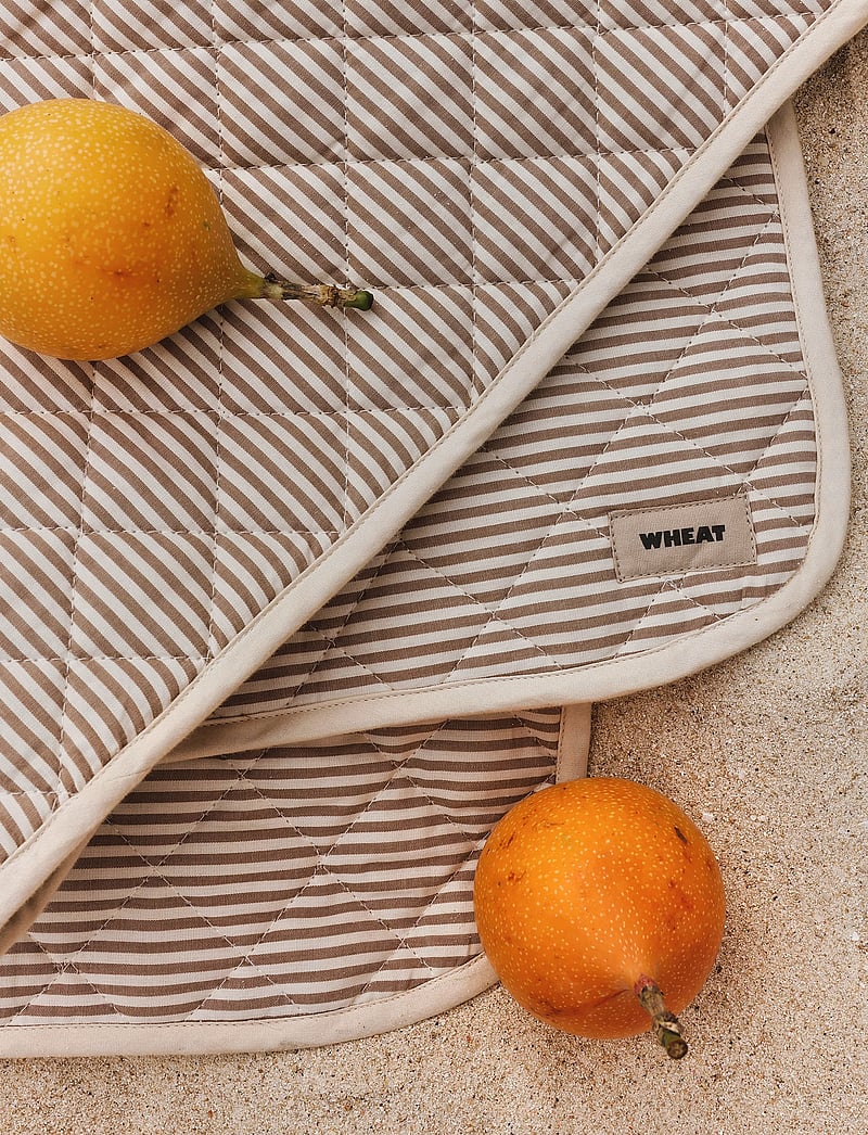 Wheat - Quilt Blanket - cappucino stripe - 0