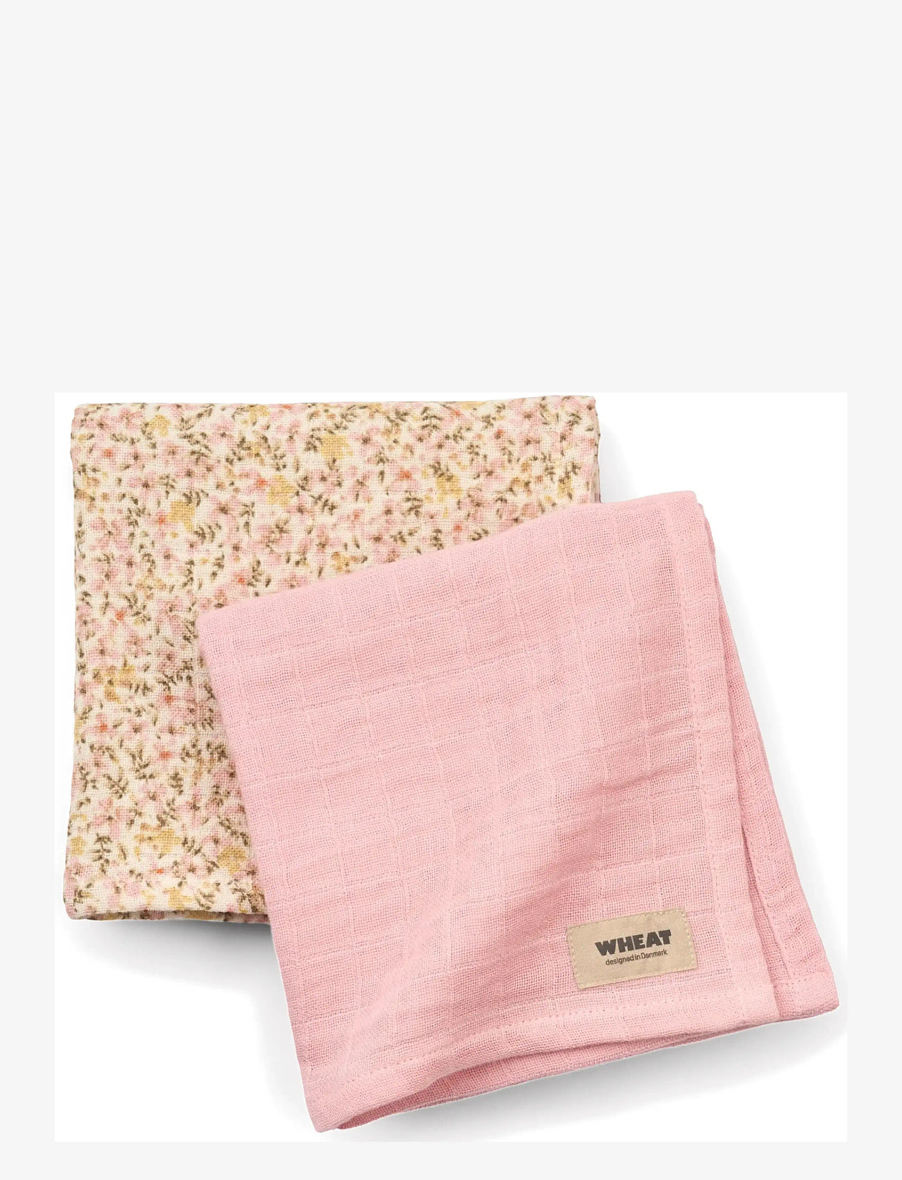 Wheat - 2 pk Muslin Kaya - musselinklude - coral blush - 0