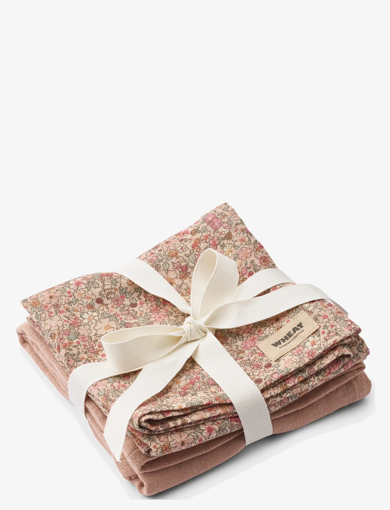 Wheat - 2 pk Muslin Kaya - musselinklude - rose dust - 0