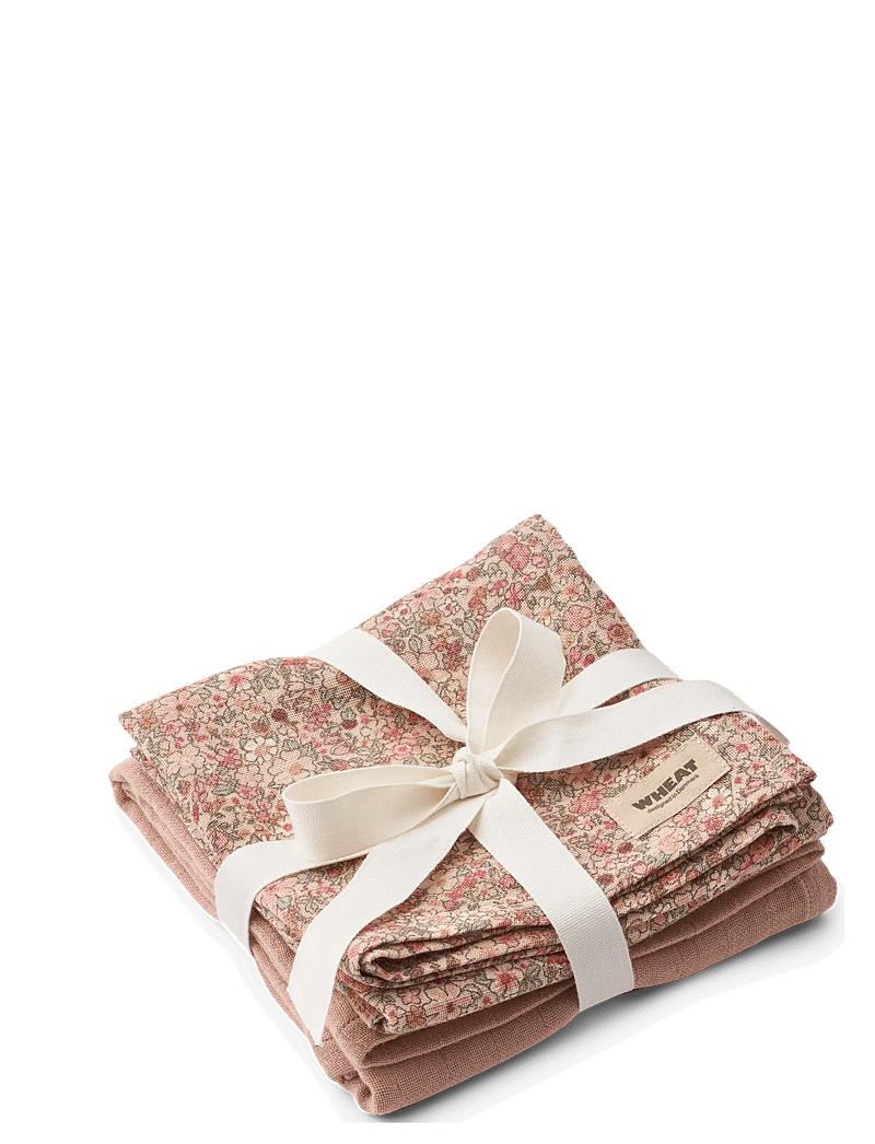 Wheat - 2 pk Muslin Kaya - musselinklude - rose dust - 0