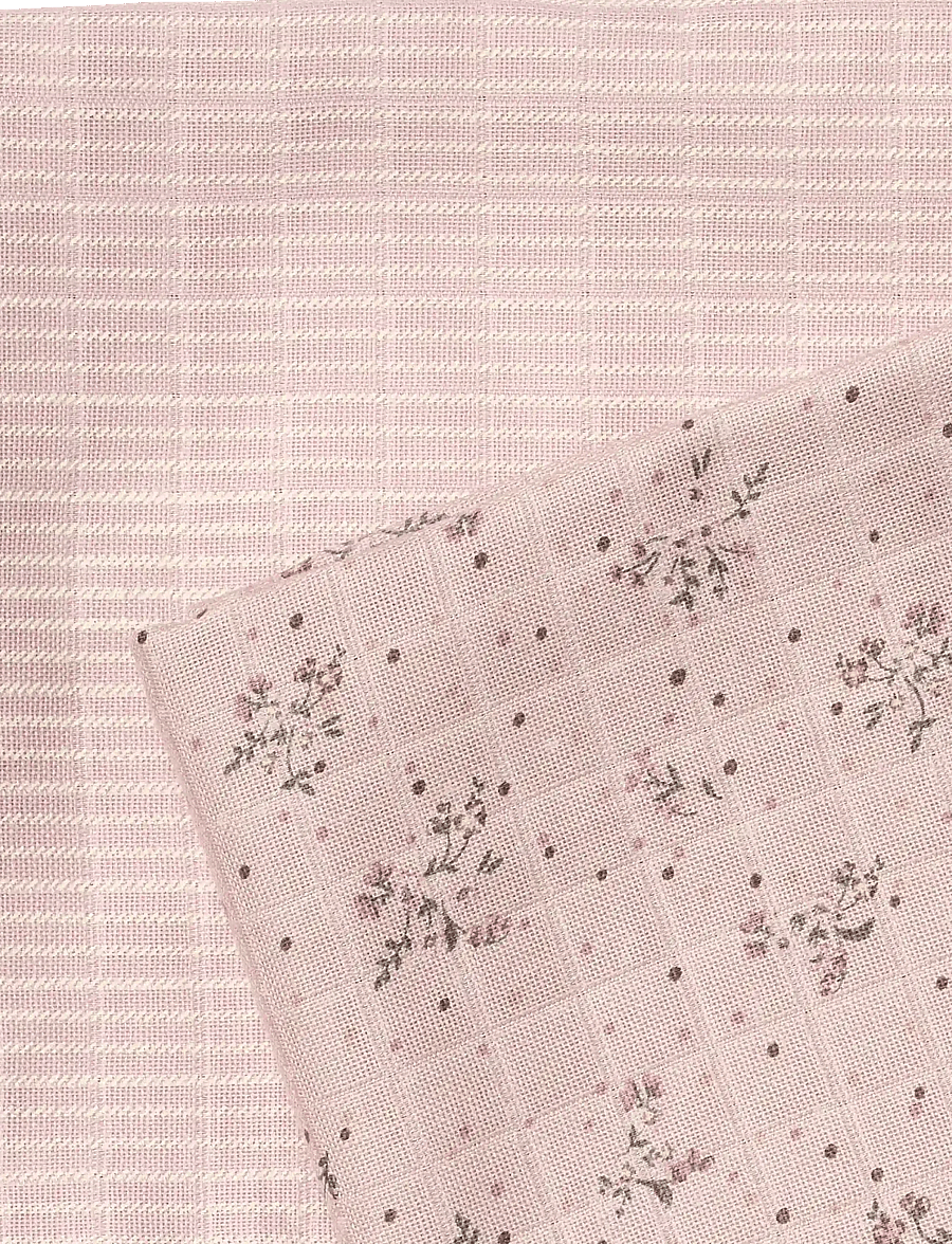 Wheat - 2 pk Muslin Kaya - osta vanuse järgi - soft lilac flowers - 1