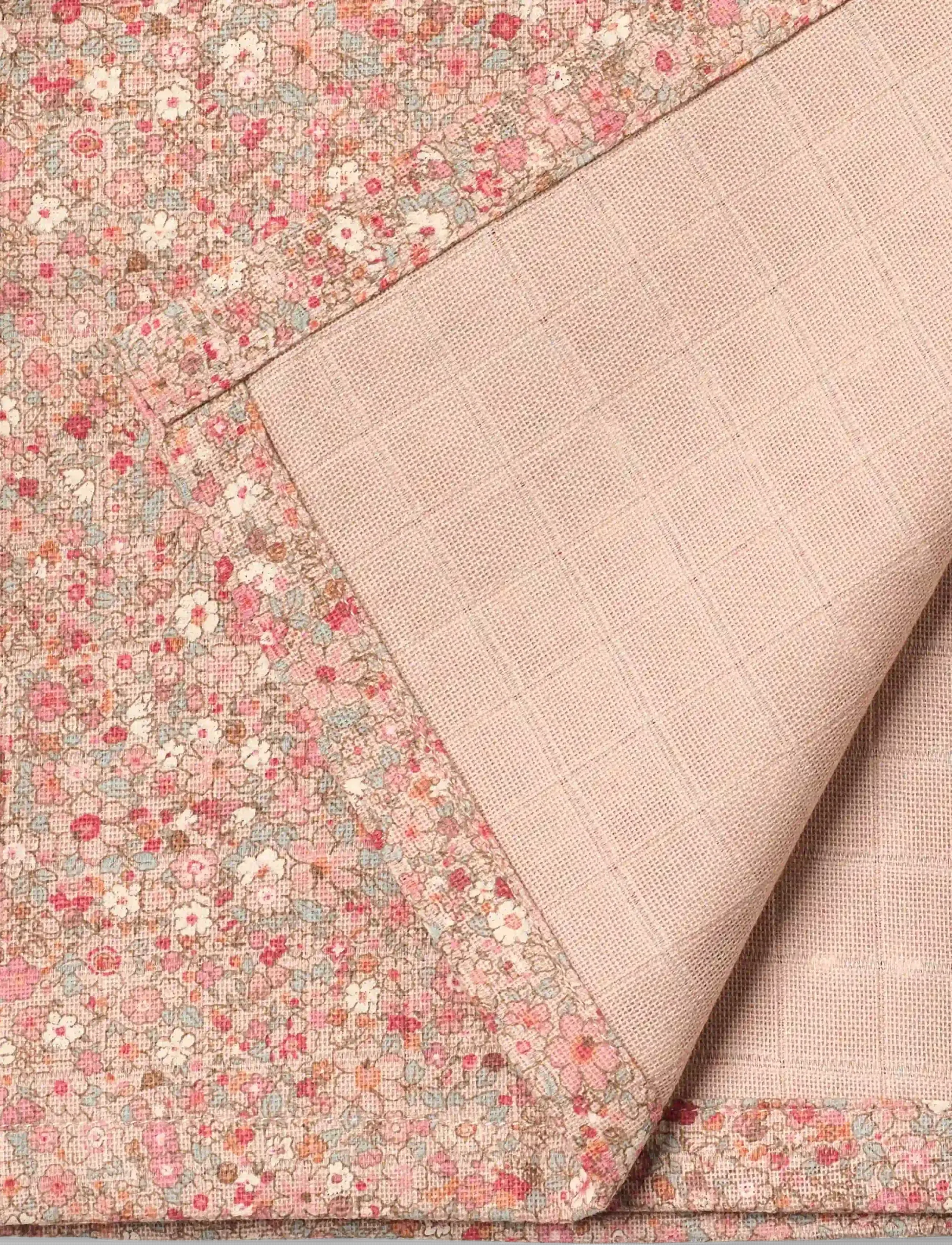 Wheat - Muslin blanket Karly - muslin blankets - rose dust flower meadow - 1