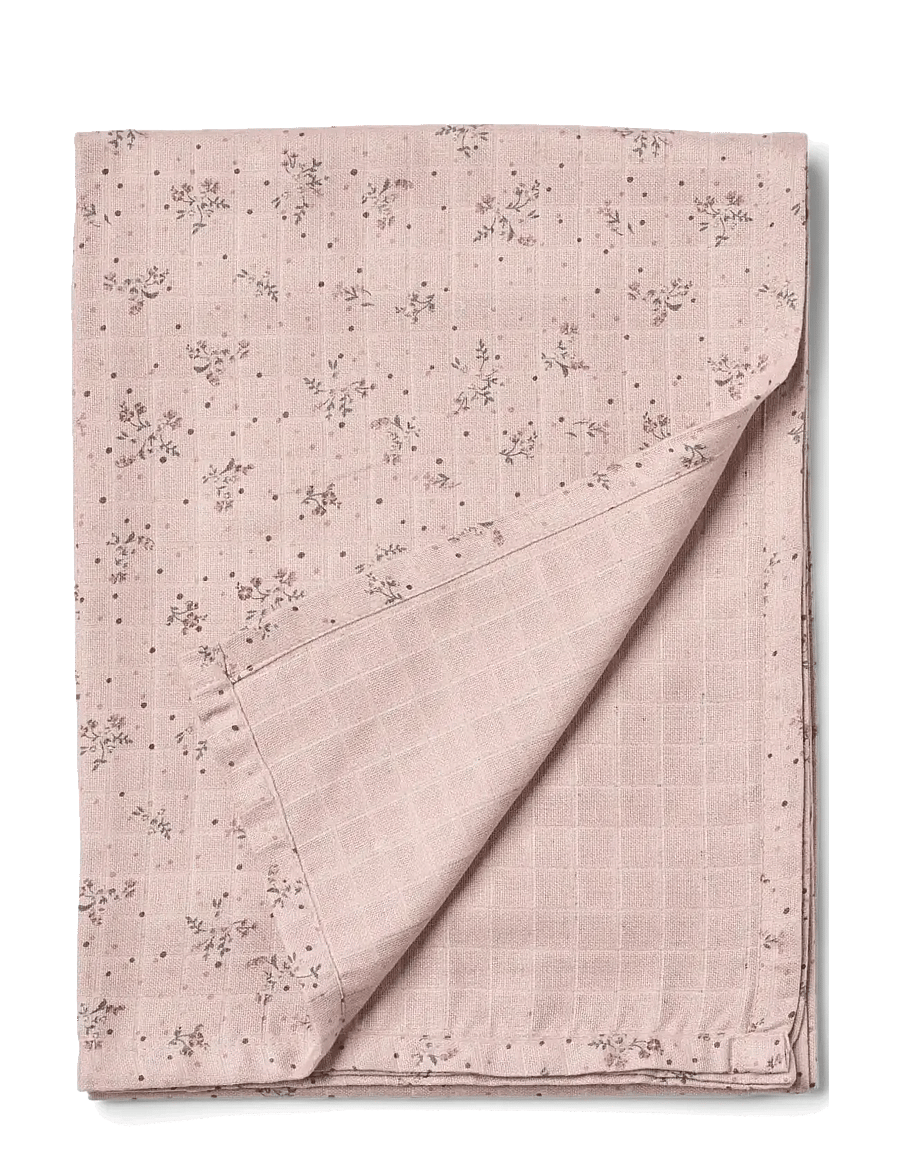 Wheat - Muslin blanket Karly - swaddles - soft lilac flowers - 1