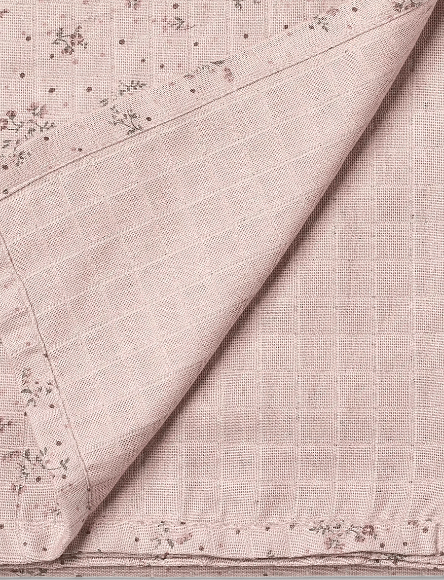 Wheat - Muslin blanket Karly - swaddles - soft lilac flowers - 4