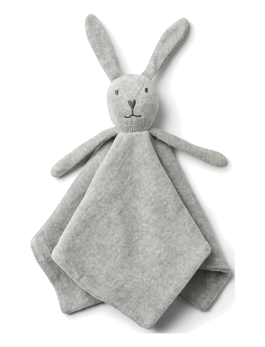 Wheat - Bunny Baby Lovey - sleep - melange grey - 0