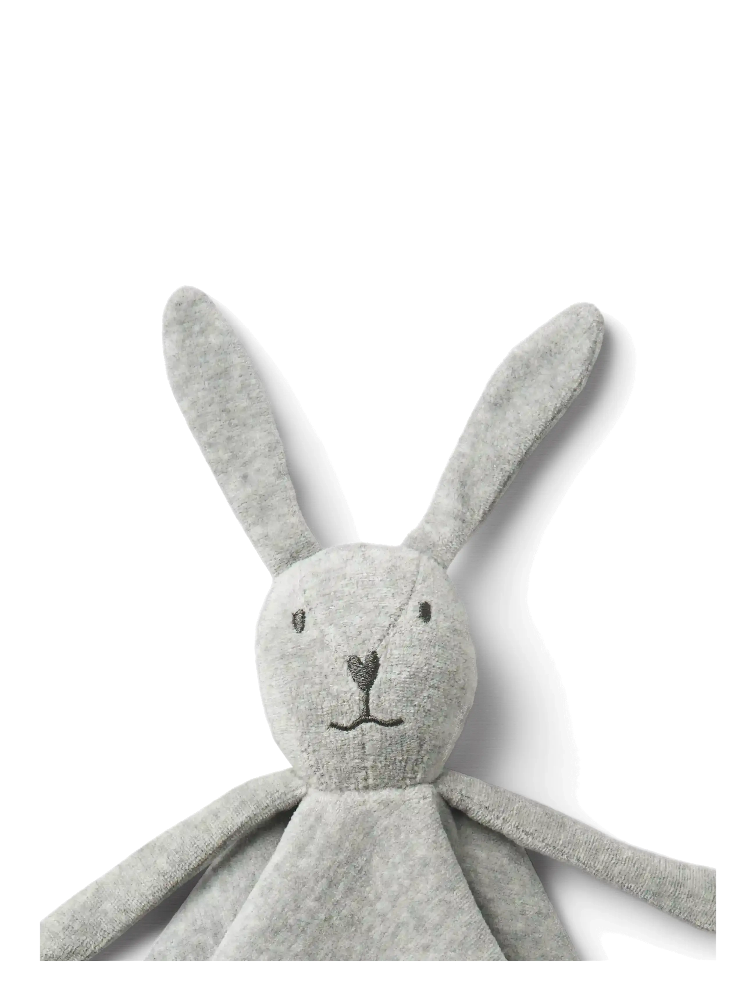 Wheat - Bunny Baby Lovey - sleep - melange grey - 1
