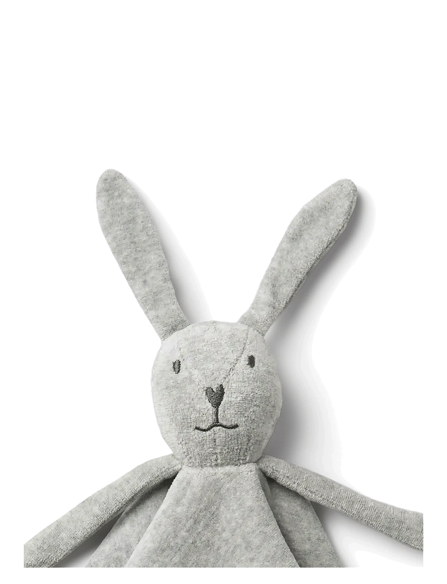 Wheat - Bunny Baby Lovey - sleep - melange grey - 1