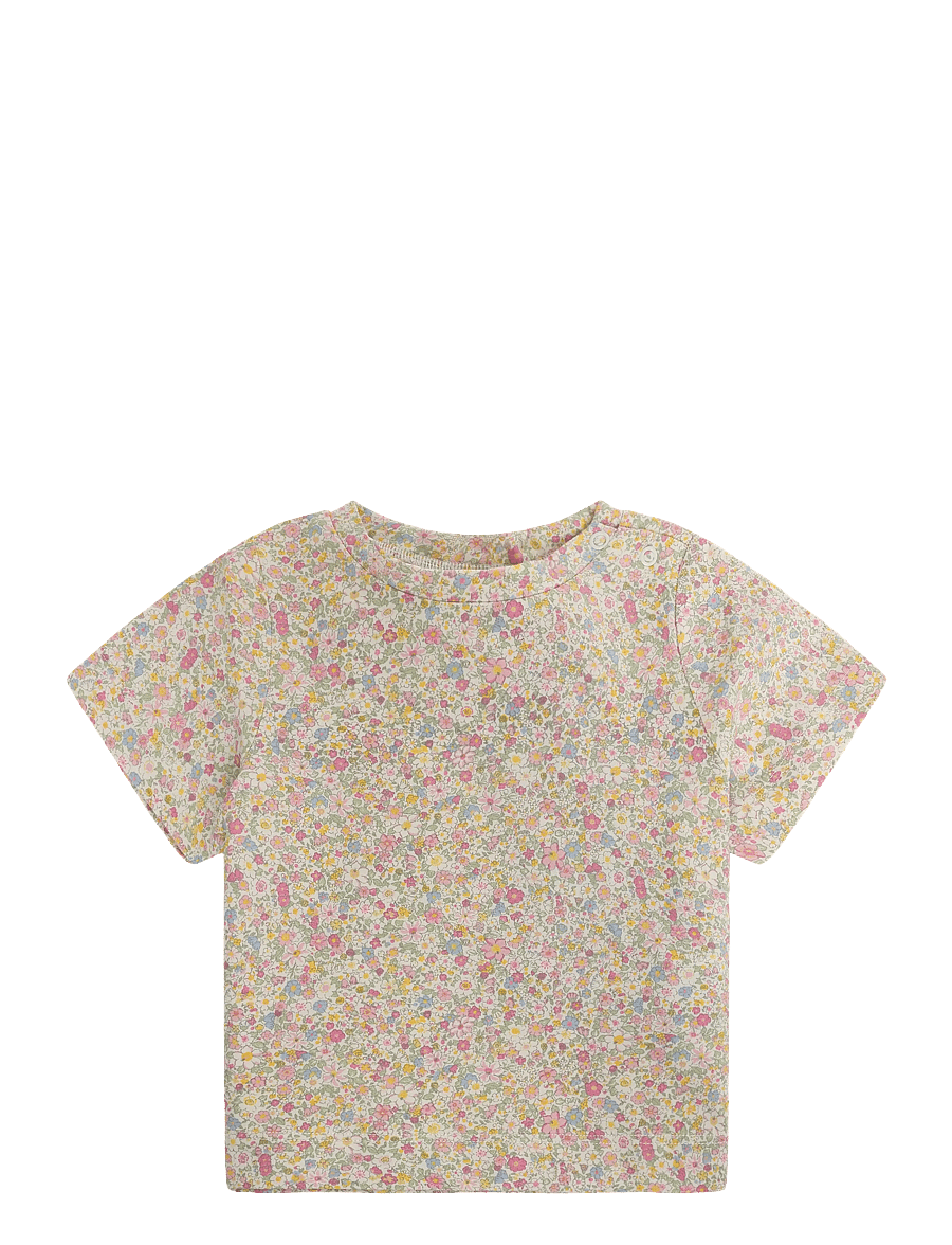 Wheat - T-Shirt S/S Manna - kortærmede t-shirts - blush flower meadow - 0