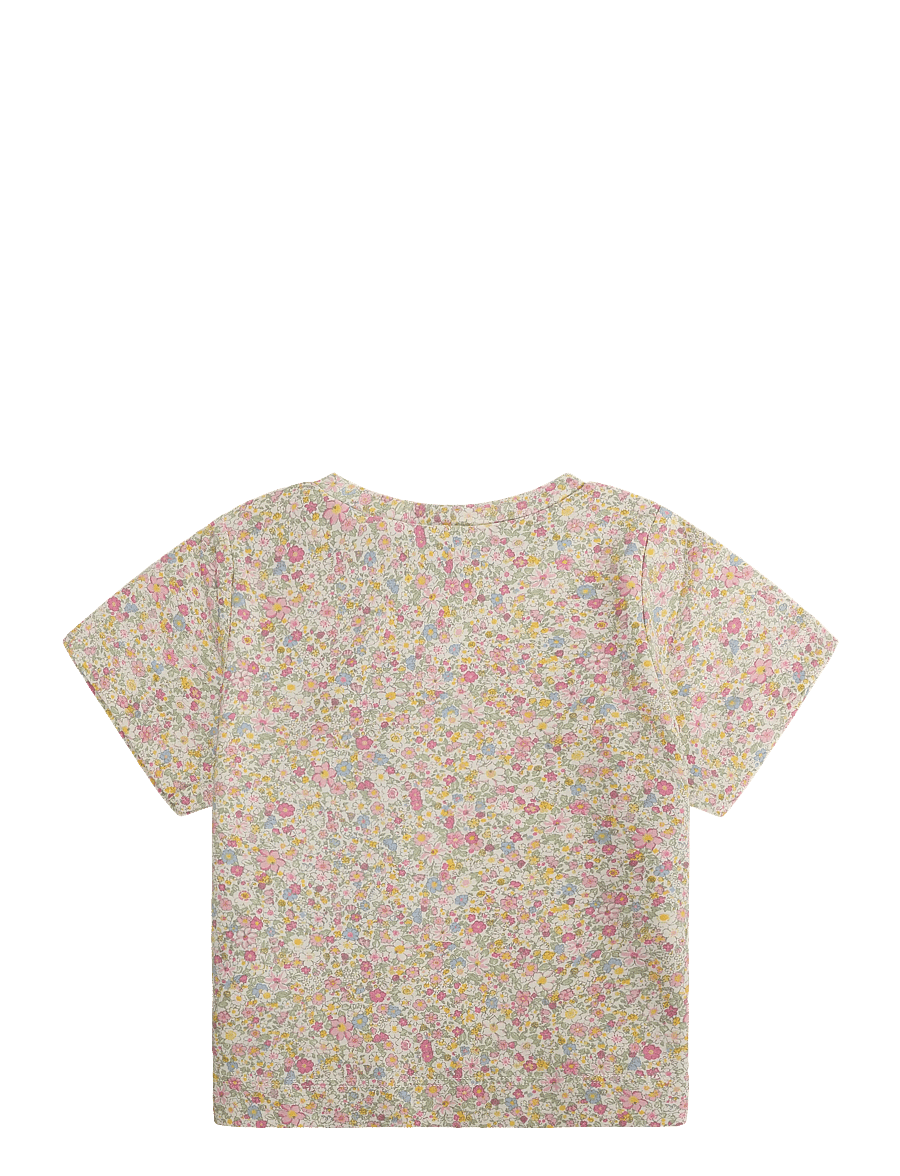 Wheat - T-Shirt S/S Manna - kortærmede t-shirts - blush flower meadow - 1