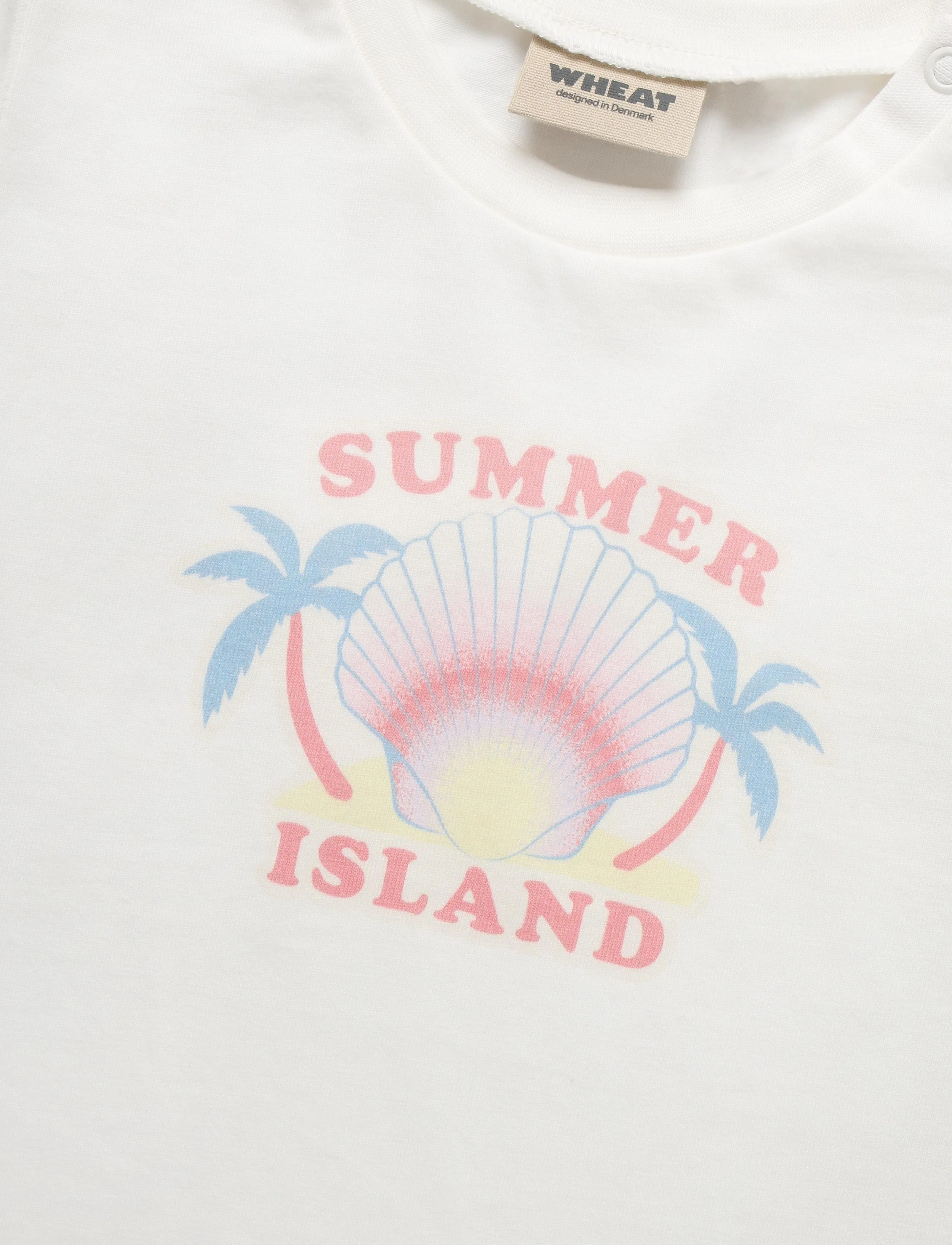 Wheat - T-shirt S/S Mirsa - short-sleeved t-shirts - cloud - 2