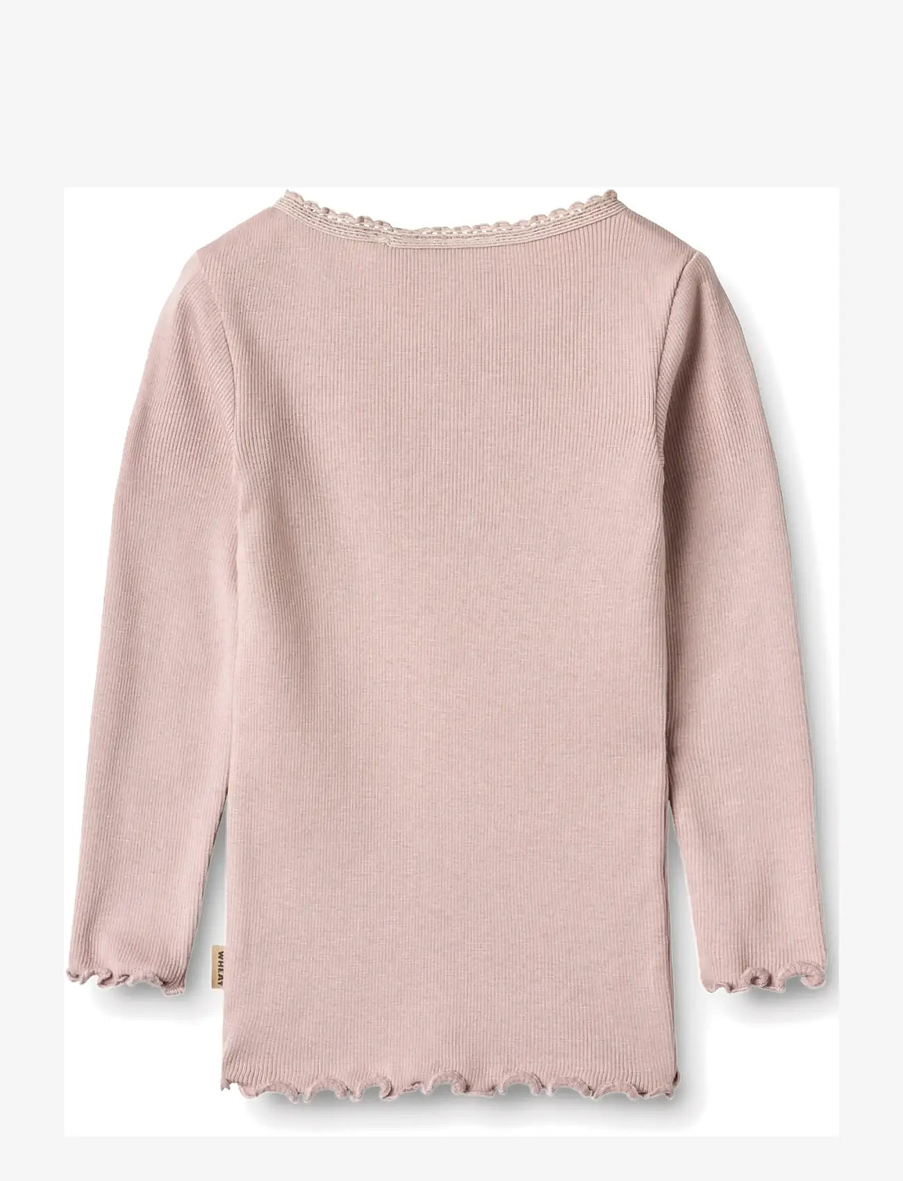 Wheat - Rib T-Shirt L/S Reese - langærmede t-shirts - soft lilac - 2