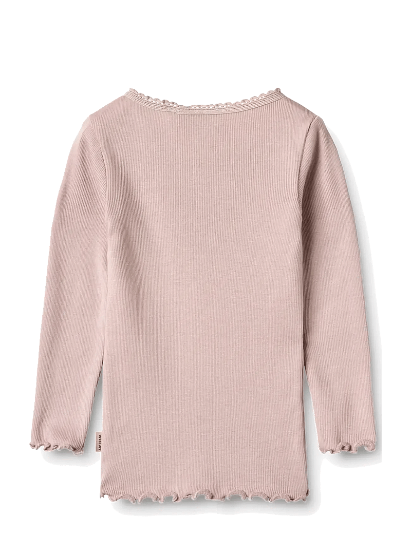 Wheat - Rib T-Shirt L/S Reese - langærmede t-shirts - soft lilac - 2