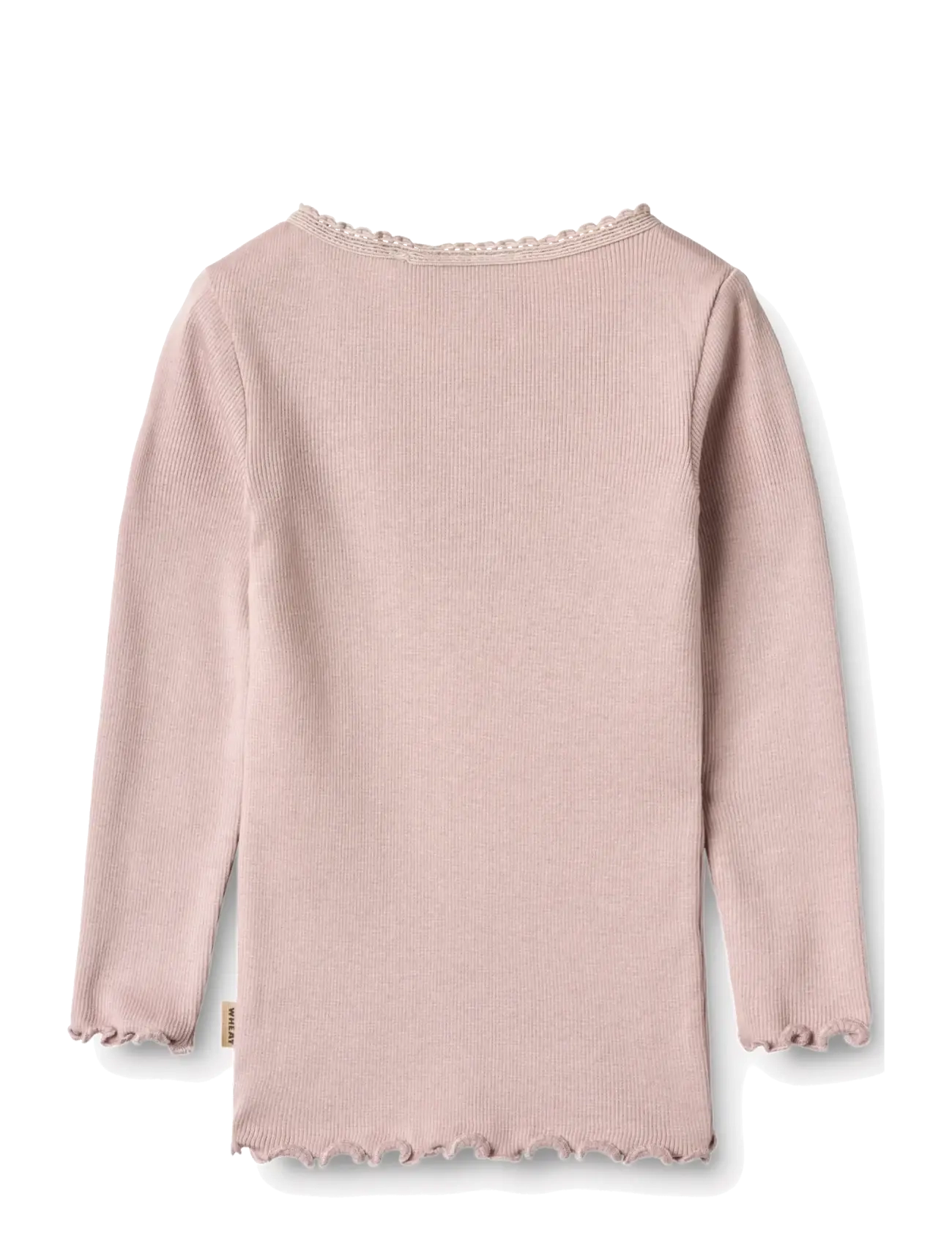 Wheat - Rib T-Shirt L/S Reese - langærmede t-shirts - soft lilac - 2