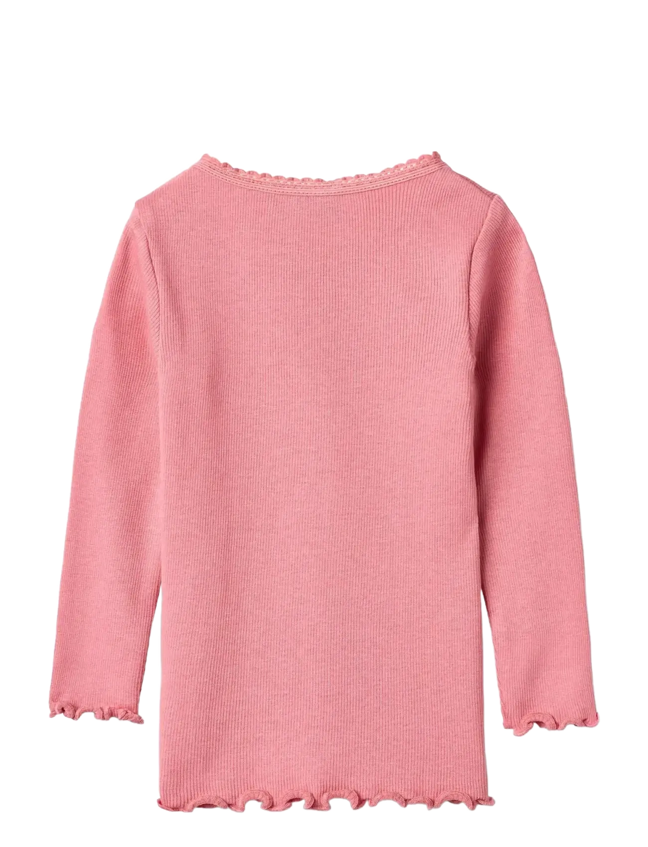 Wheat - Rib T-Shirt L/S Reese - langärmelig - soft pink - 1