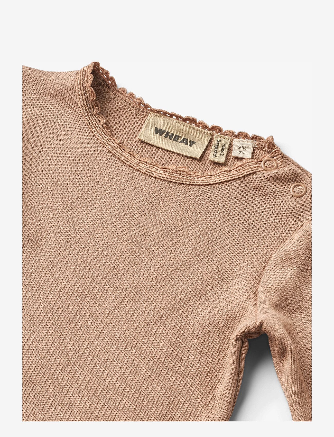 Wheat - Rib T-Shirt L/S Reese - nougat rose - 2