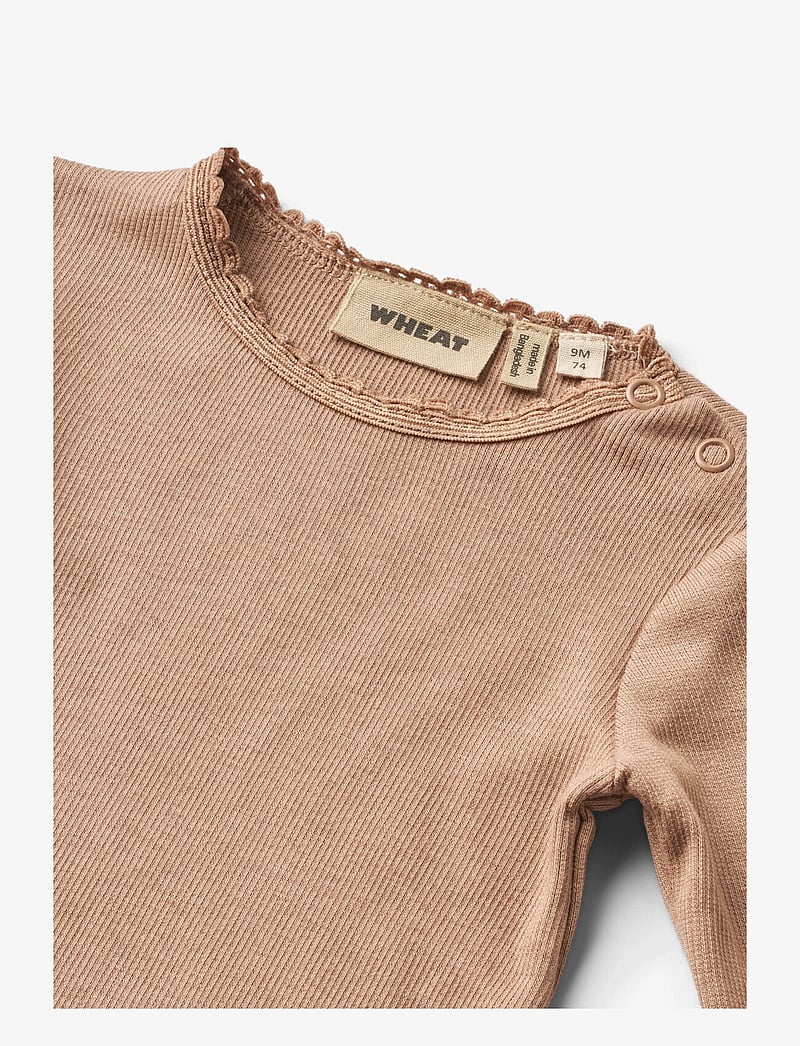 Wheat - Rib T-Shirt L/S Reese - nougat rose - 2