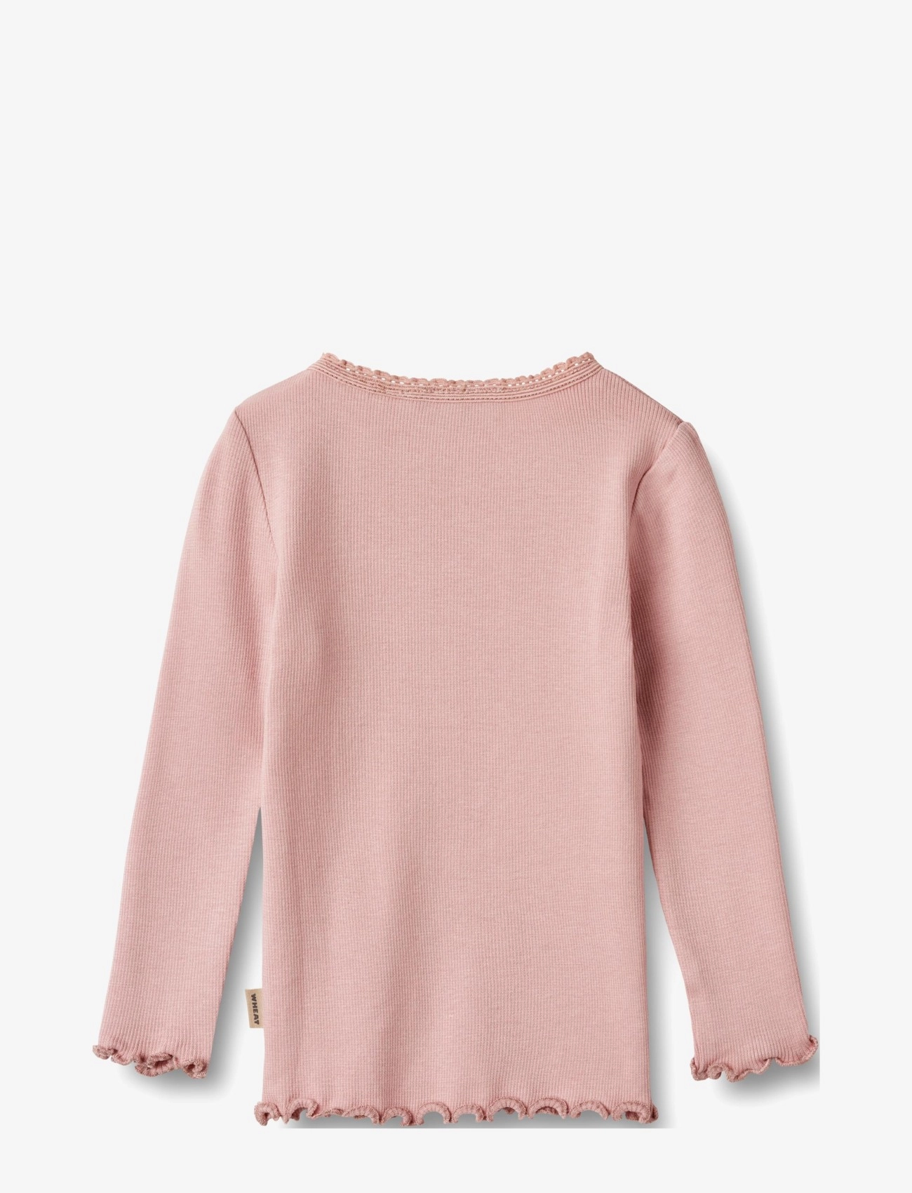 Wheat - Rib T-Shirt L/S Reese - rose frost - 1