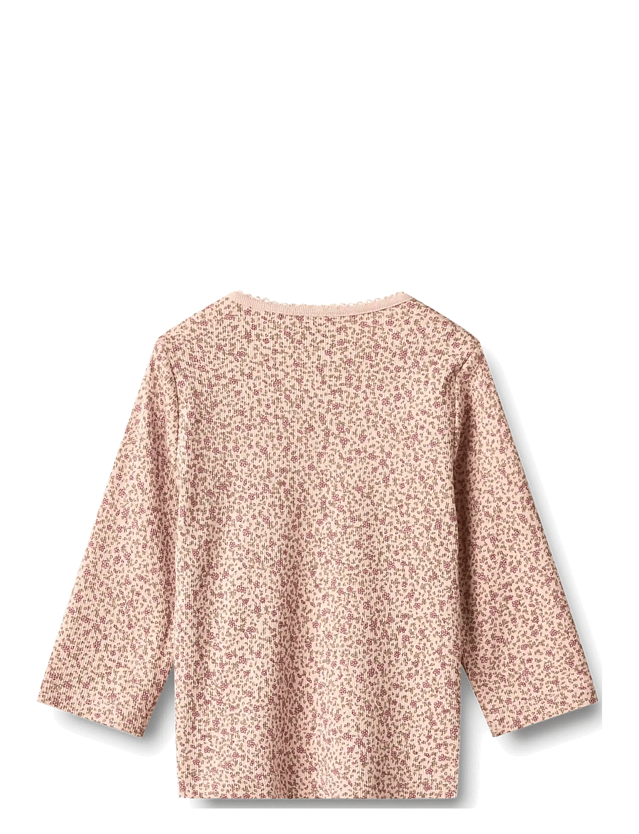 Wheat - T-shirt L/S Marit - langärmelig - dime rose small flowers - 1