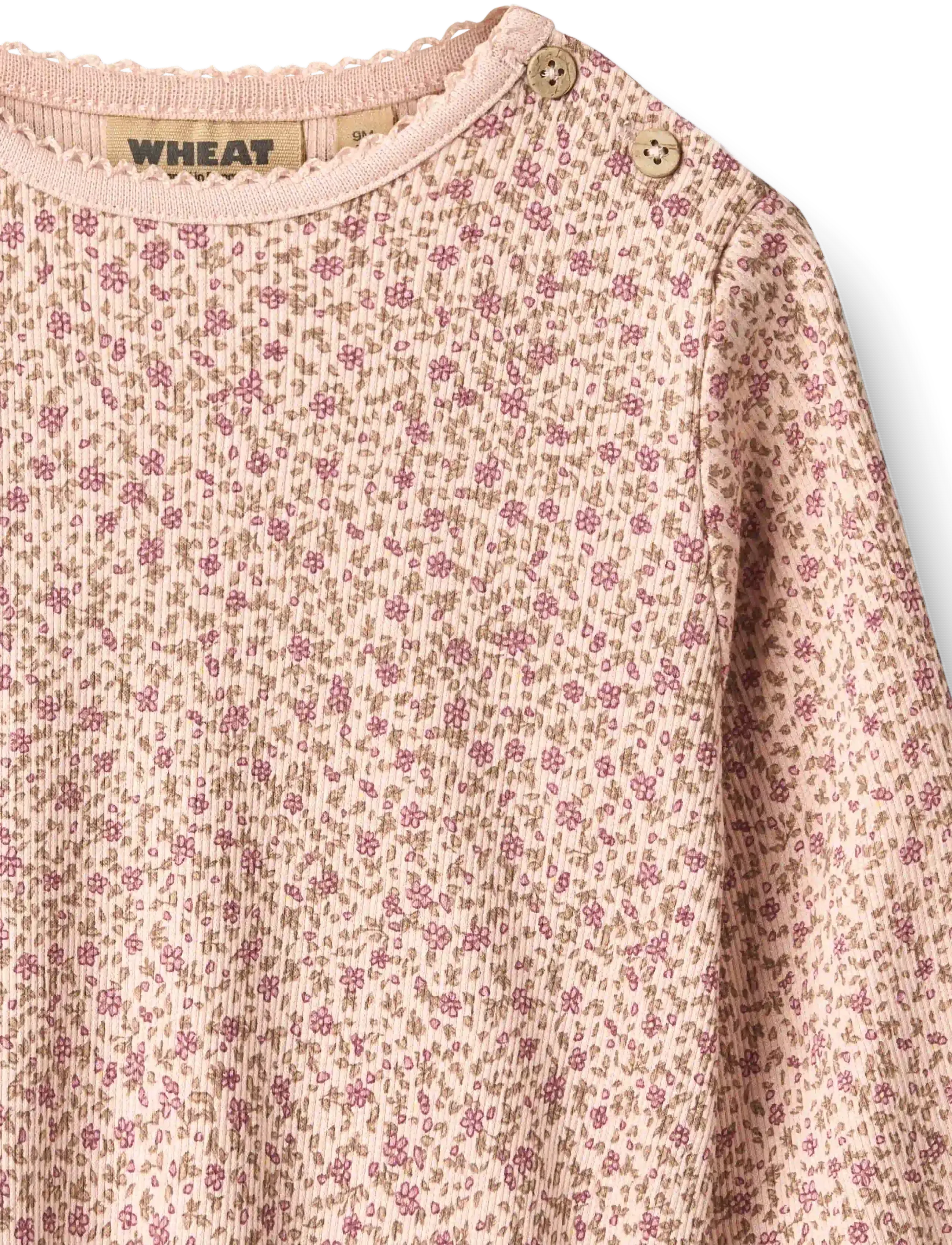 Wheat - T-shirt L/S Marit - langärmelig - dime rose small flowers - 2