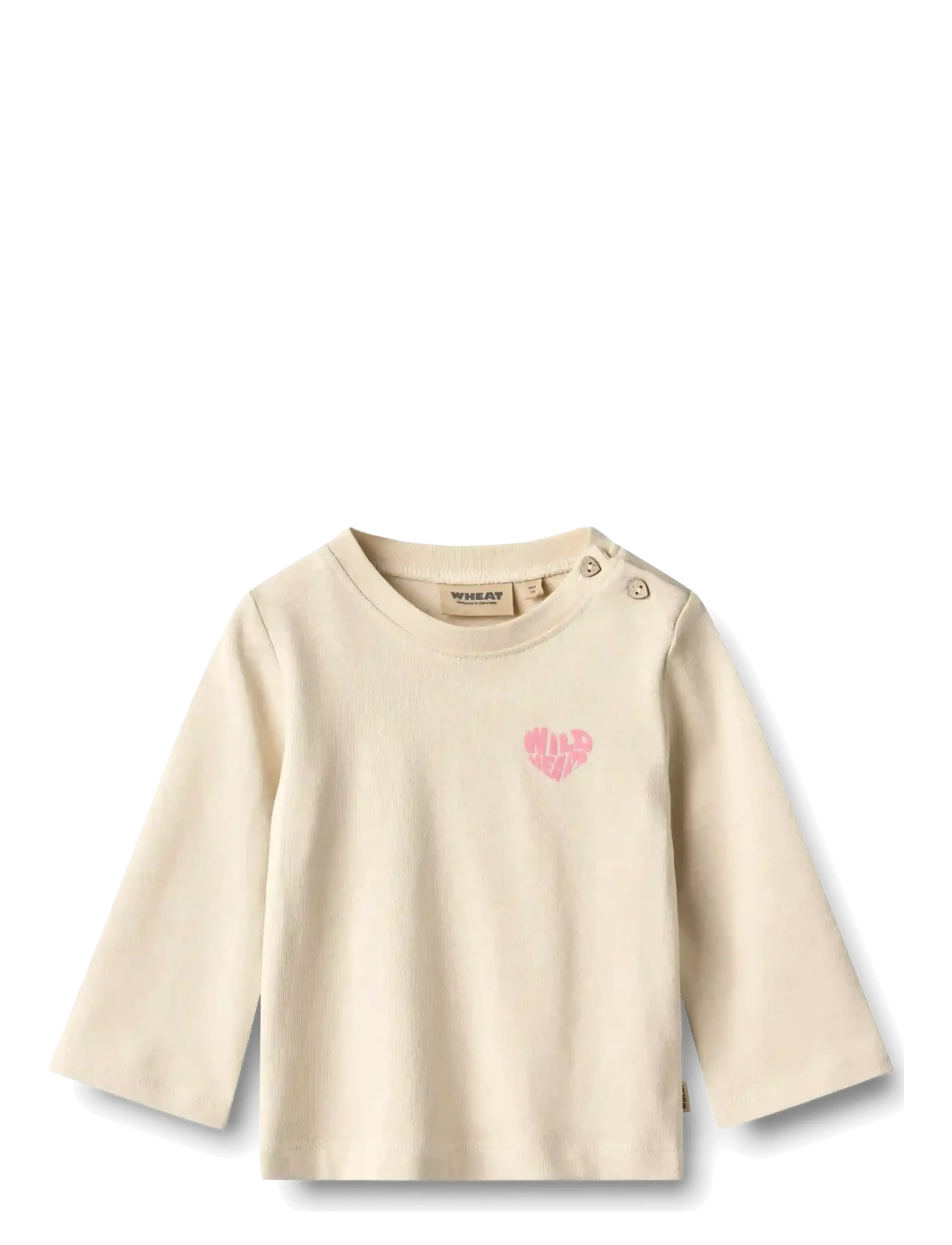 Wheat T-shirt L/S Sina - Neuheiten - OFFWHITE / cream