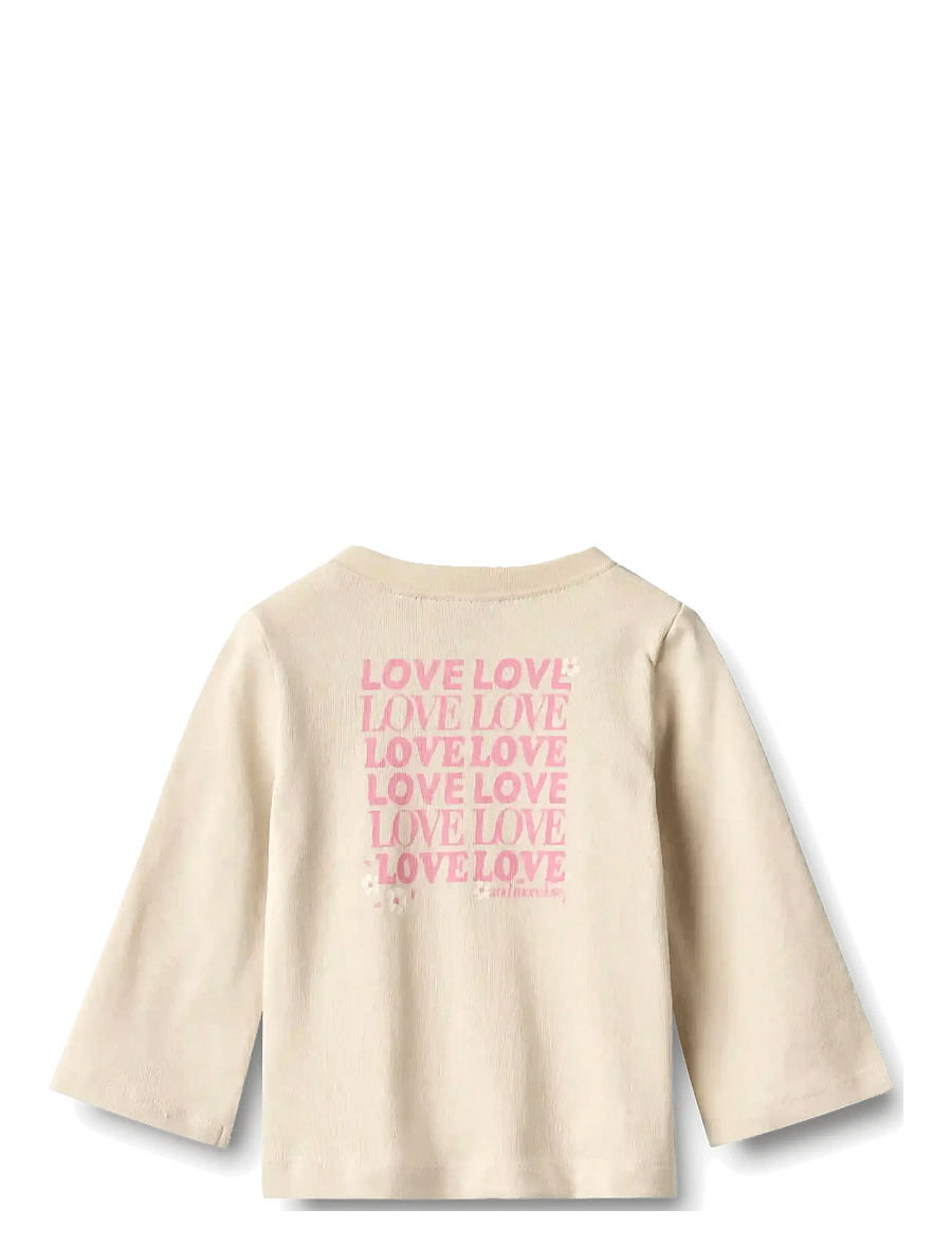 Wheat - T-shirt L/S Sina - langärmelig - offwhite - 1