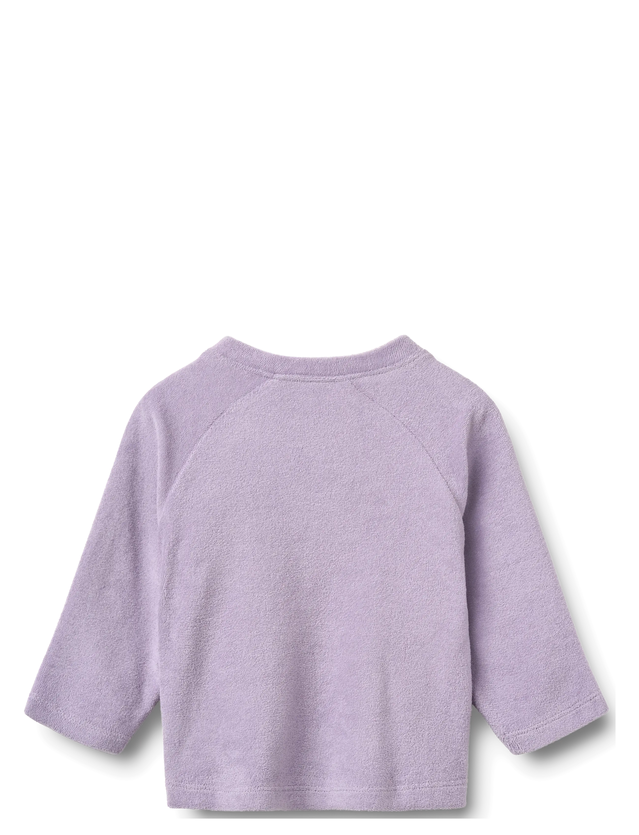 Wheat - T-shirt L/S embroidery Darrin - langærmede t-shirts - warm cosmic lilac - 1