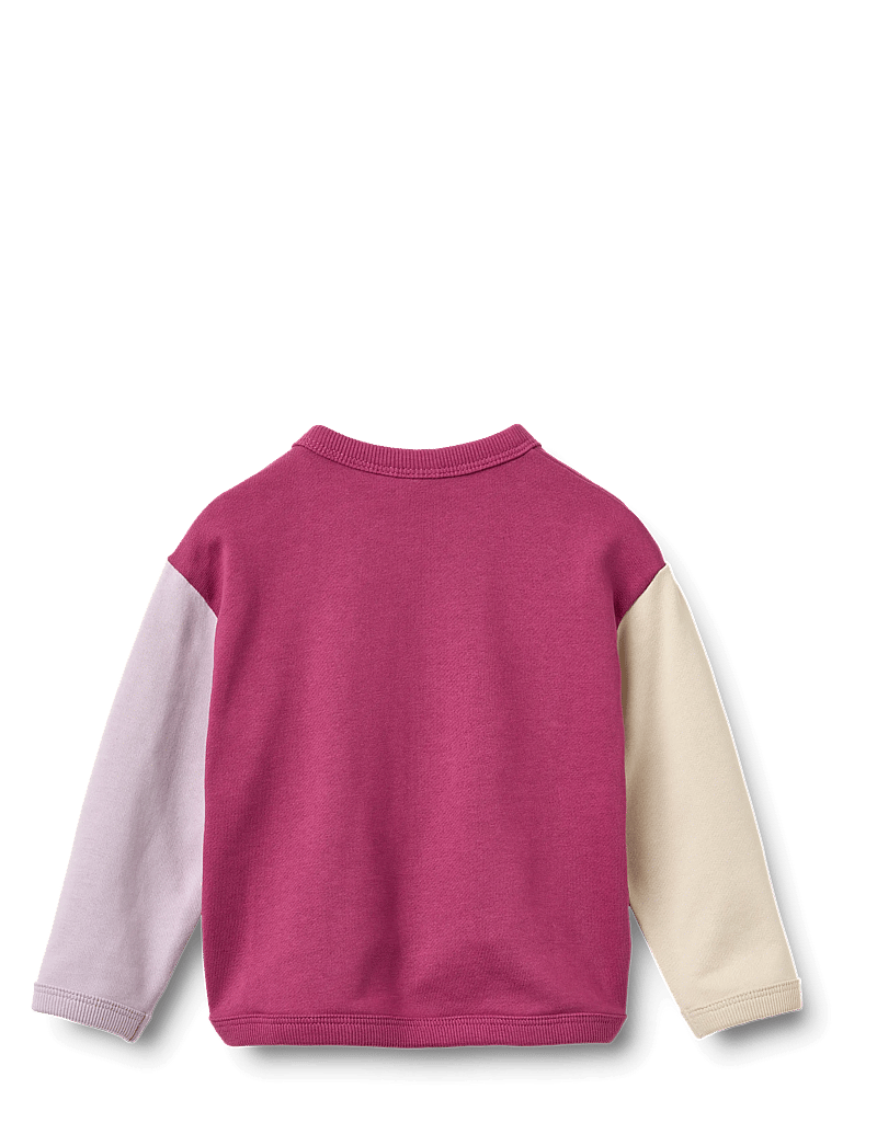 Wheat - Sweatshirt L/S print Emery - sweatshirts - magenta - 1