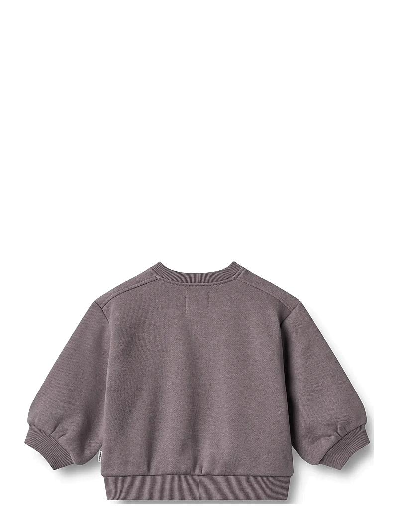 Wheat - Sweatshirt L/S embroidery Eliza - sweatshirts - purple stone - 1