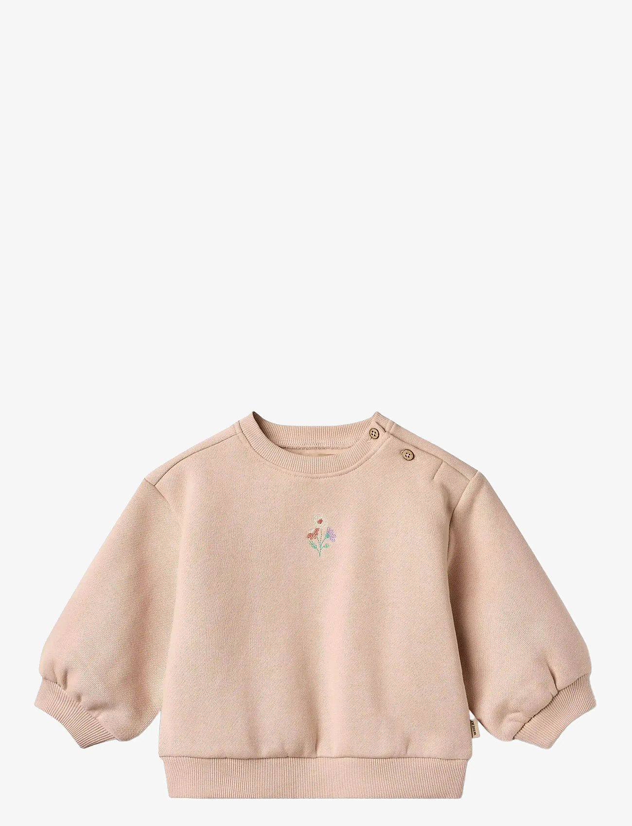Wheat - Sweatshirt L/S embroidery Eliza - rose dust - 1