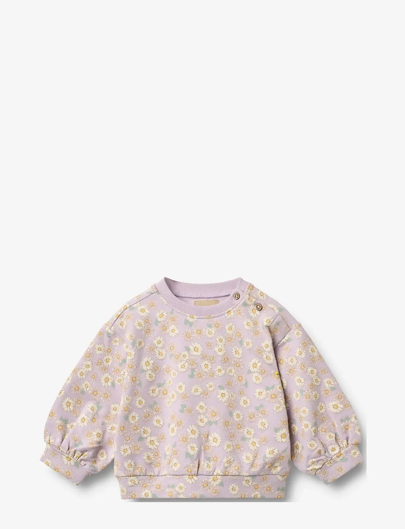 Wheat - Sweatshirt L/S Lia - dressipluusid - lavender daisies - 0