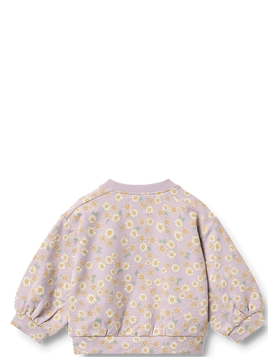 Wheat - Sweatshirt L/S Lia - sweatshirts - lavender daisies - 1