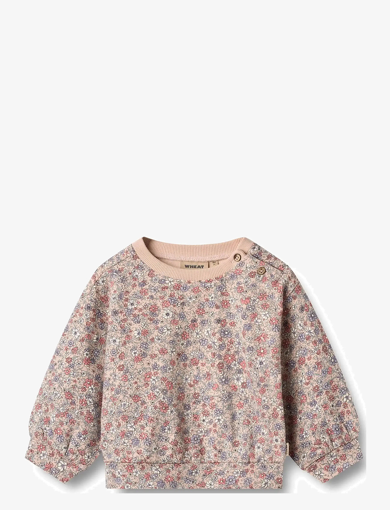 Wheat - Sweatshirt L/S Lia - dressipluusid - rose dust flowers - 0