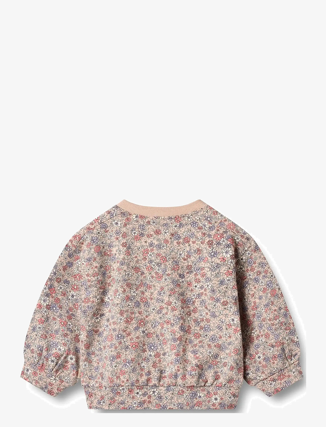 Wheat - Sweatshirt L/S Lia - dressipluusid - rose dust flowers - 1