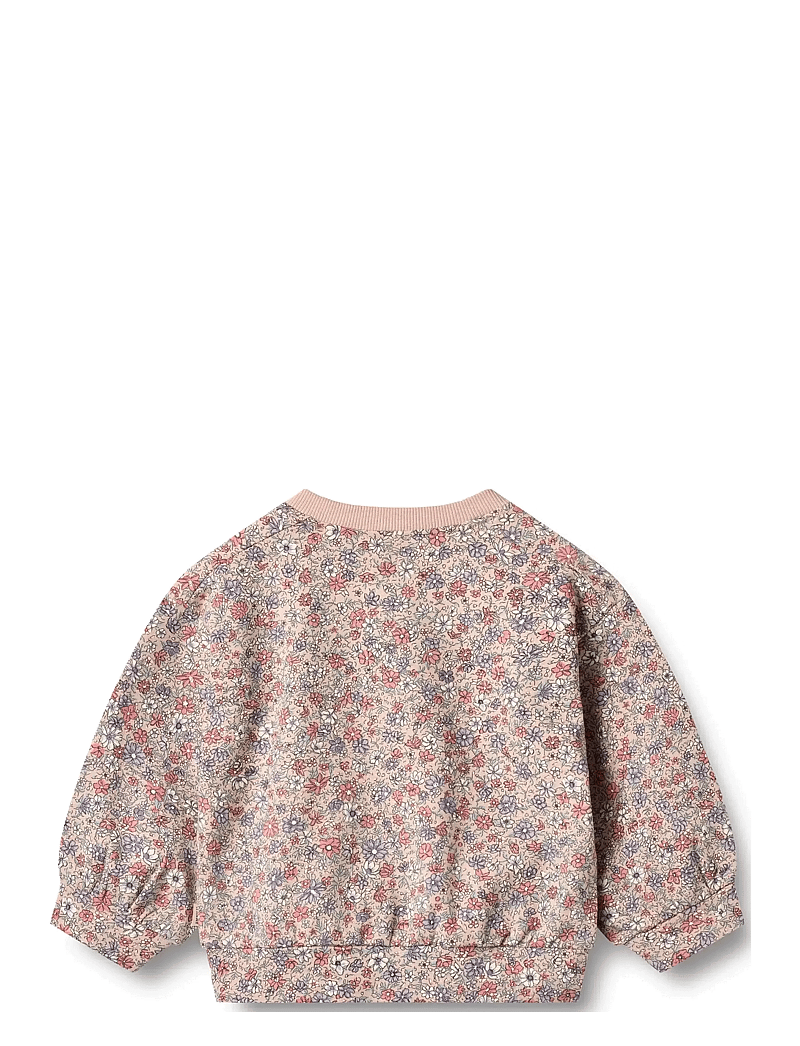 Wheat - Sweatshirt L/S Lia - dressipluusid - rose dust flowers - 1