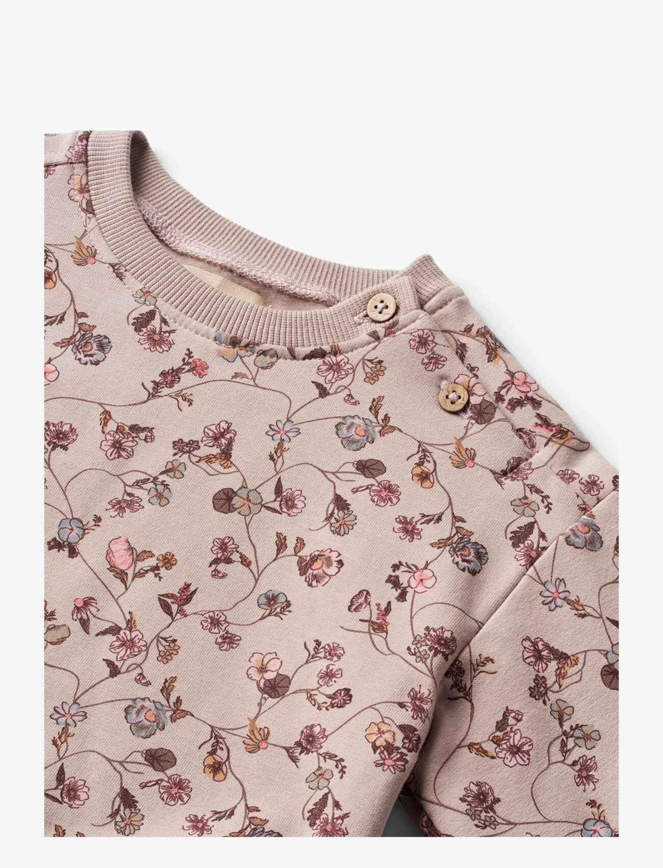 Wheat - Sweatshirt L/S Lia - dry rose flower vine - 2