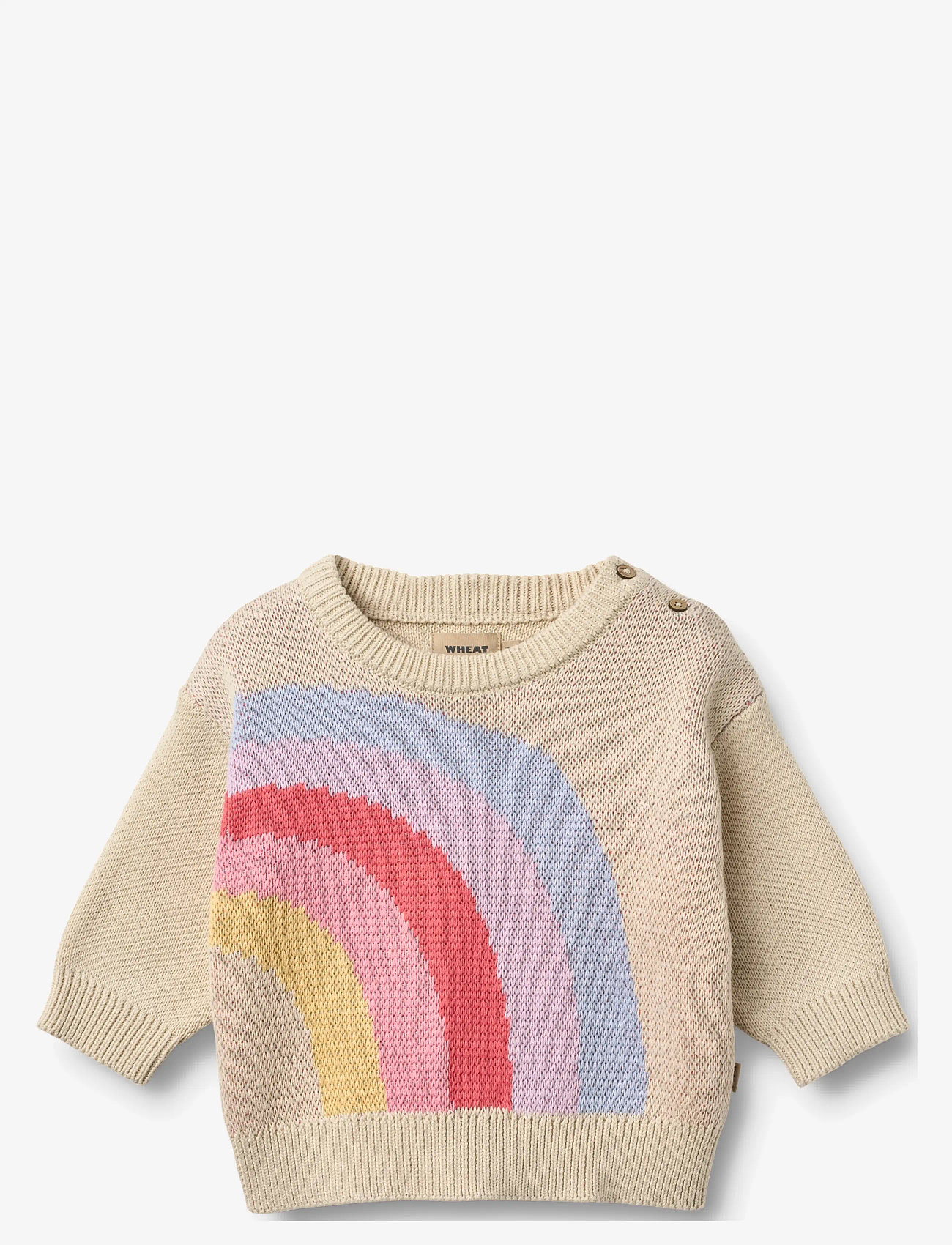 Wheat - Jacquard Pullover Solveig - trøjer - rainbow - 0