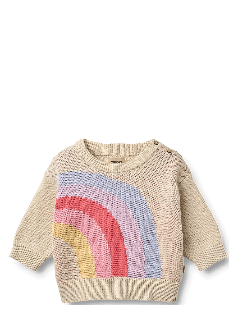 Wheat - Jacquard Pullover Solveig - truien - rainbow - 0