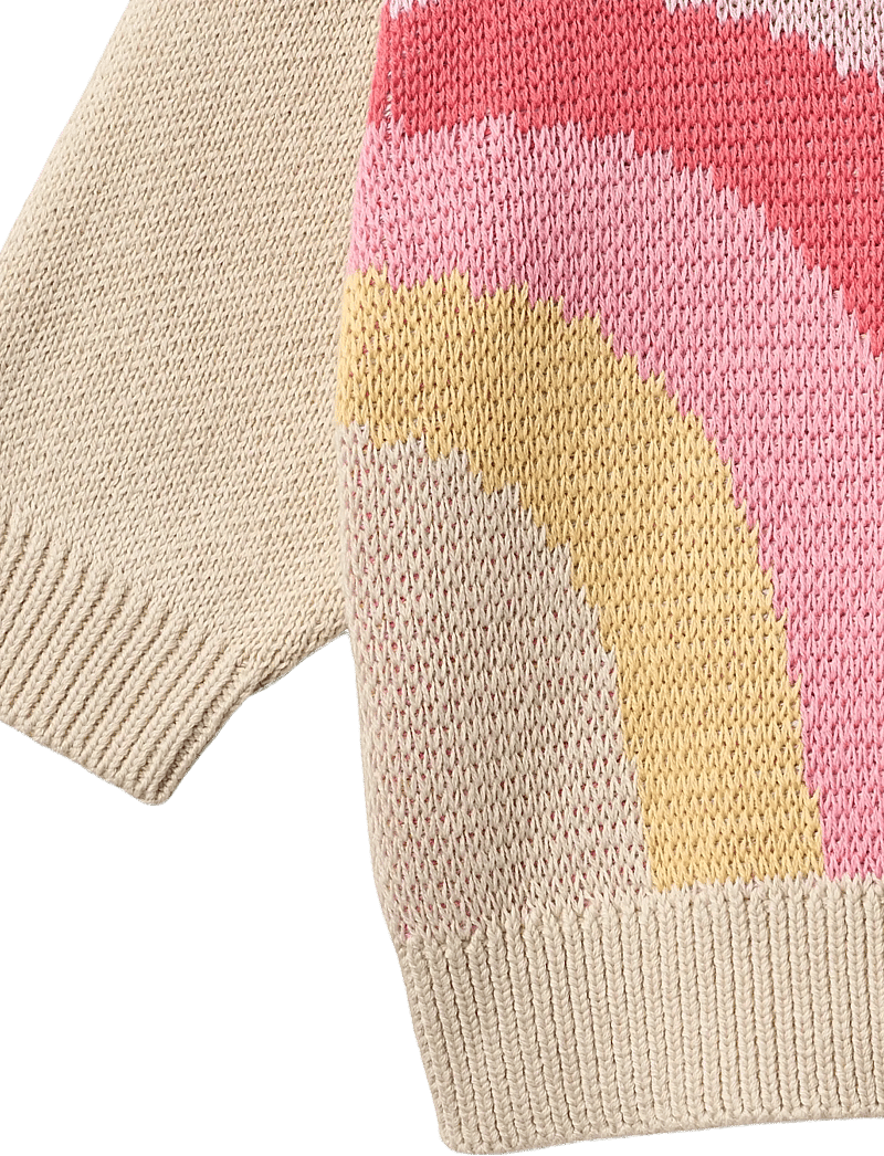 Wheat - Jacquard Pullover Solveig - stickade tröjor - rainbow - 2