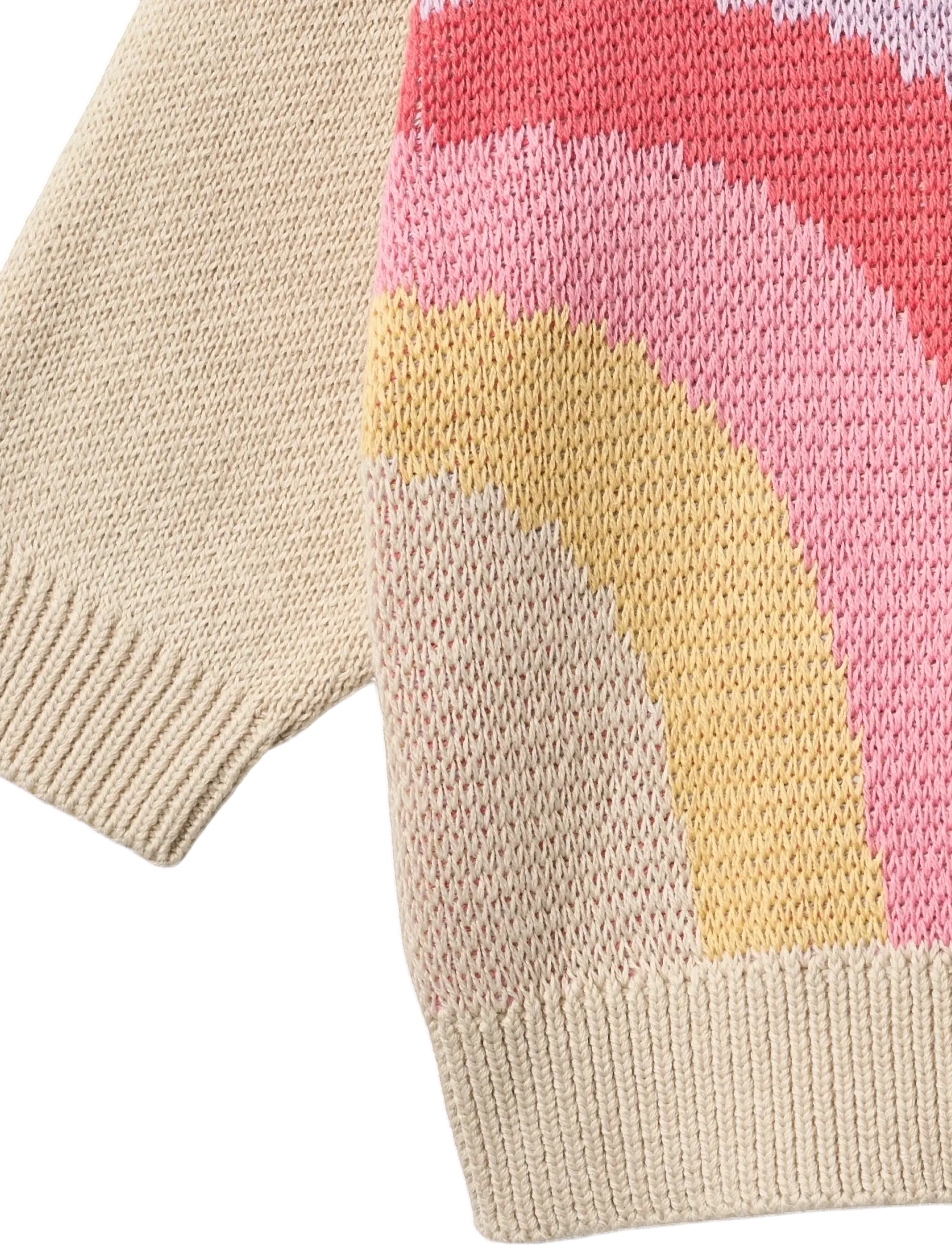 Wheat - Jacquard Pullover Solveig - jumpers - rainbow - 2