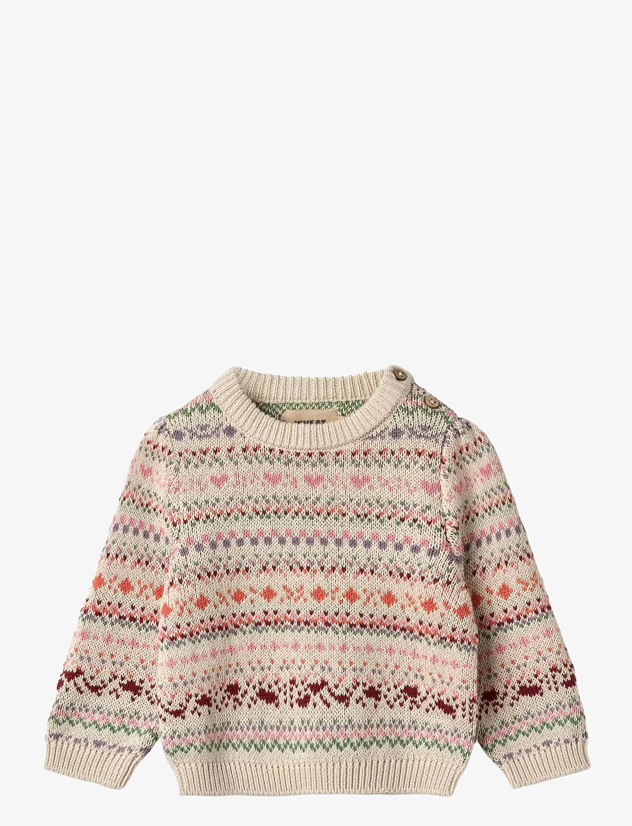 Wheat - Jacquard Pullover Olga - sügisesed riided - multi - 0