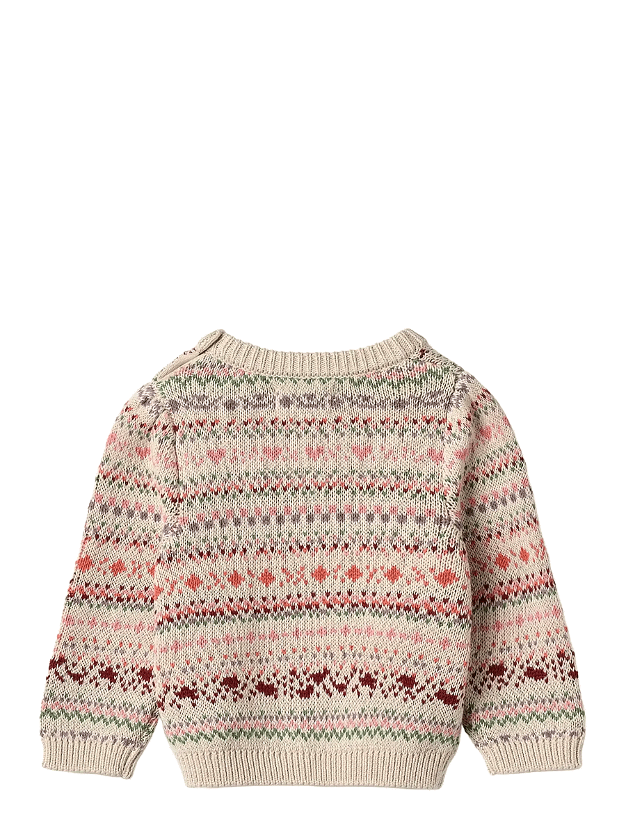 Wheat - Jacquard Pullover Olga - trøjer - multi - 1