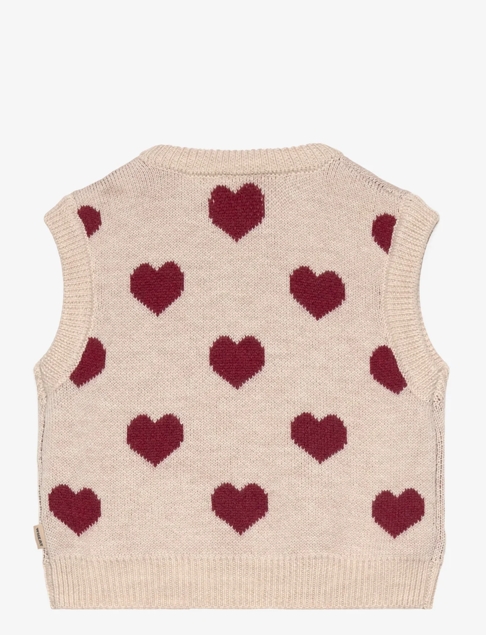 Wheat - Jacquard Vest Gaby - veste - offwhite melange - 1