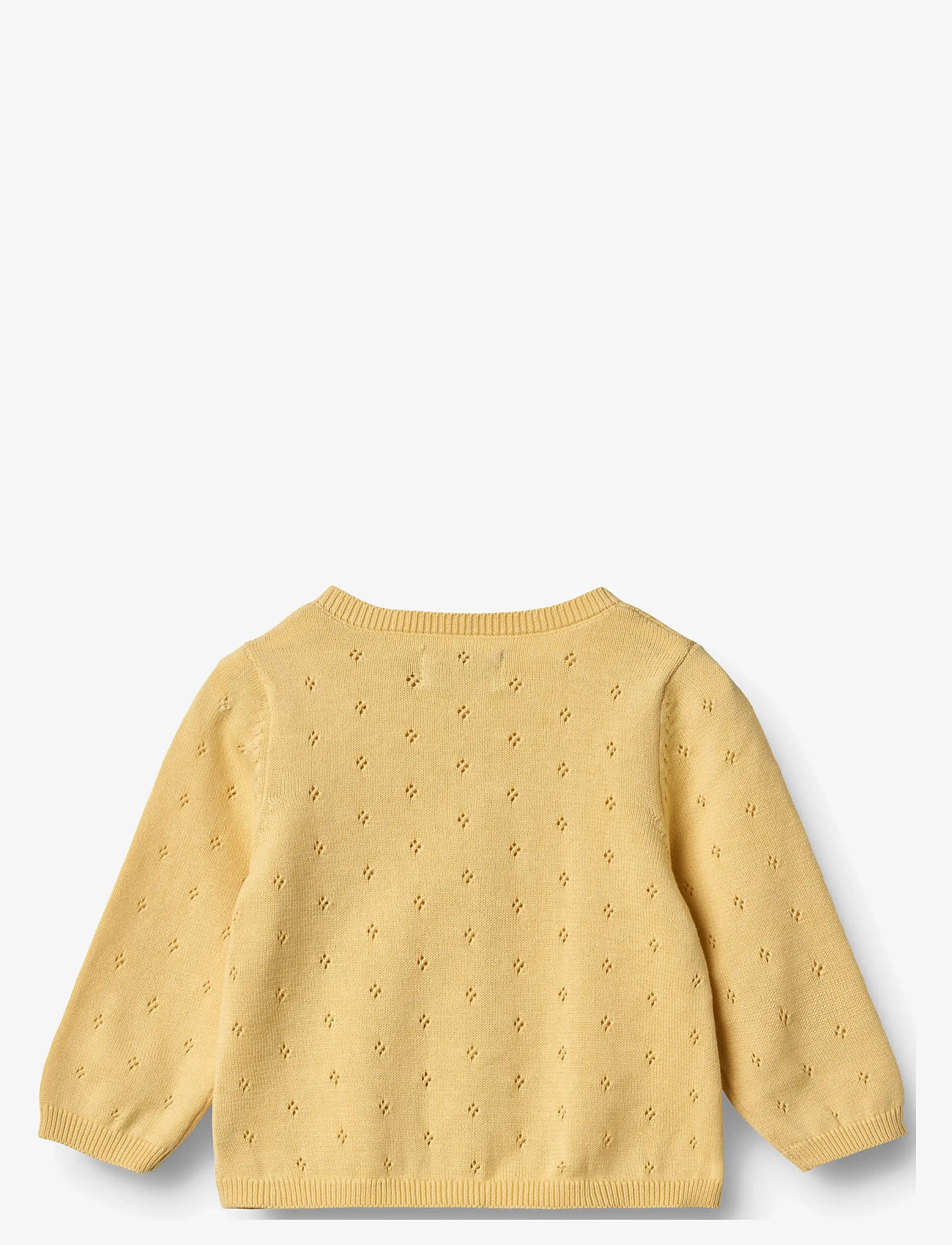 Wheat - Knit Cardigan Maia - cardigans - golden yellow - 2