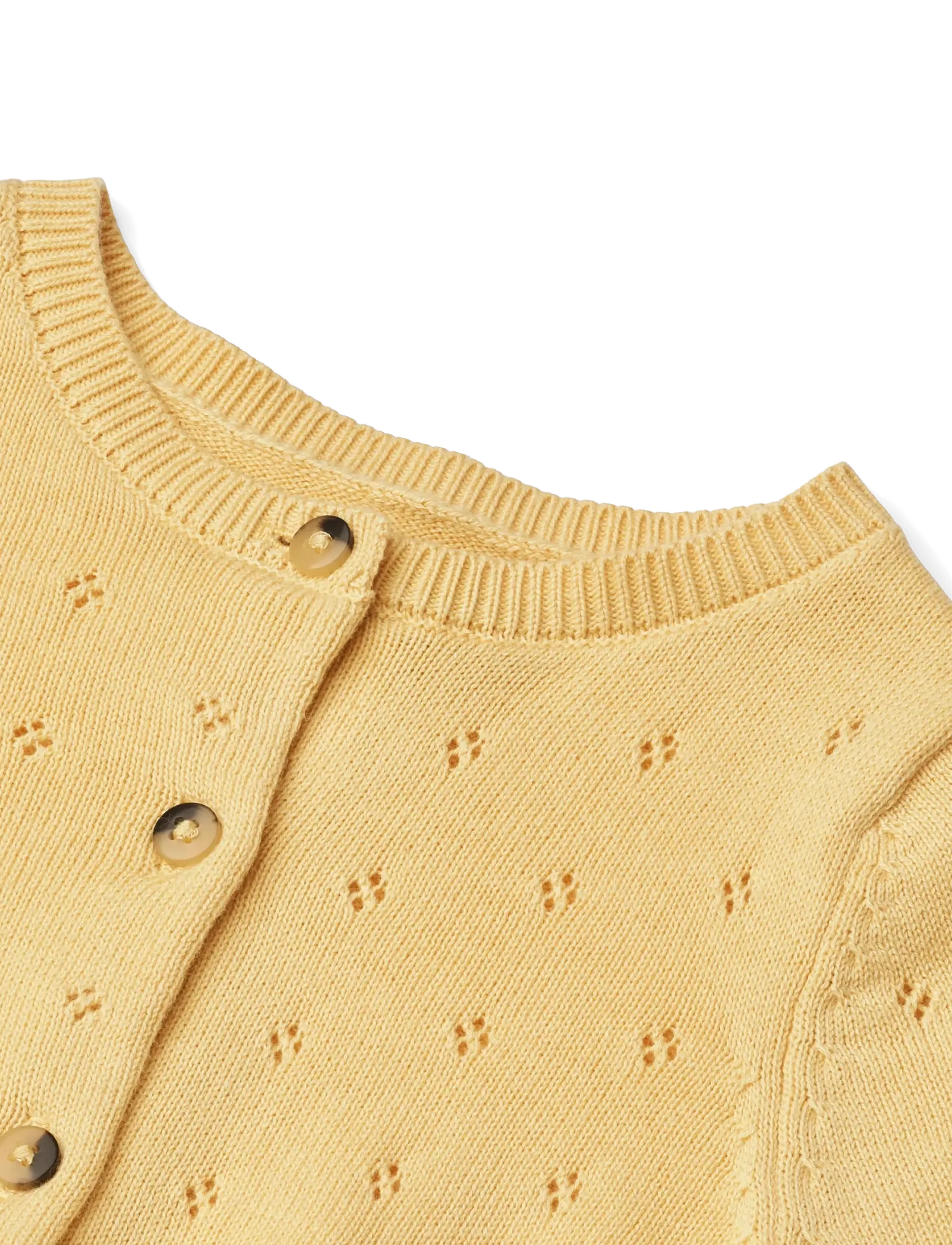Wheat - Knit Cardigan Maia - kardiganid - golden yellow - 3