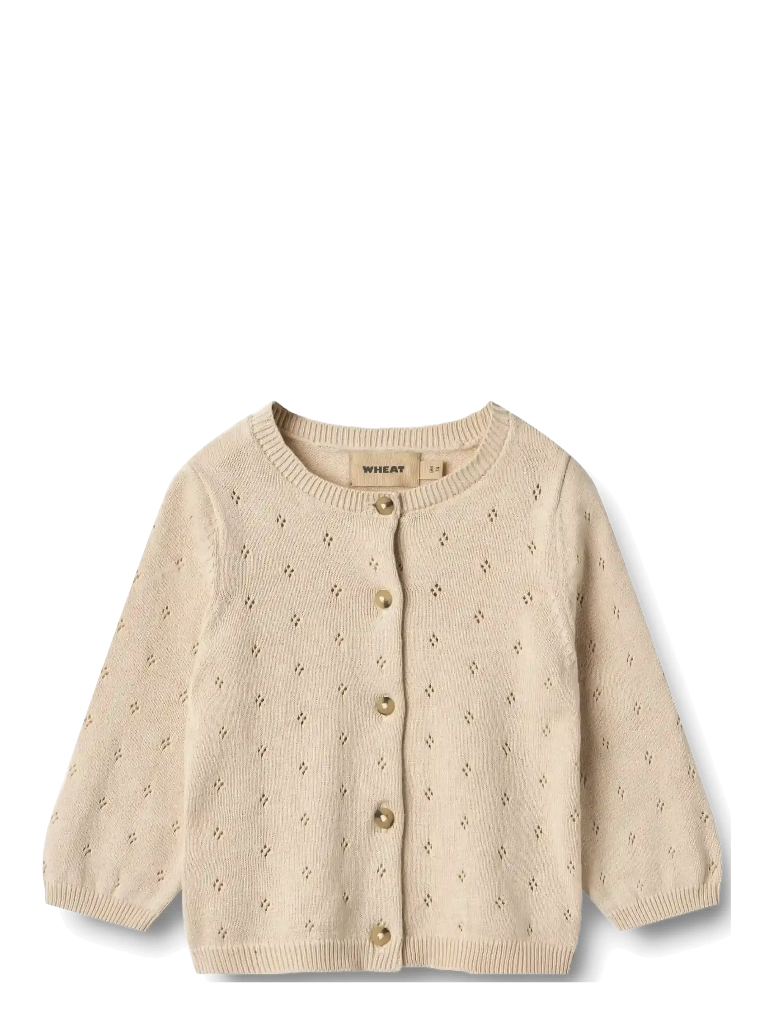 WHEAT Knit Cardigan Maia Cream - 68 - Kinder