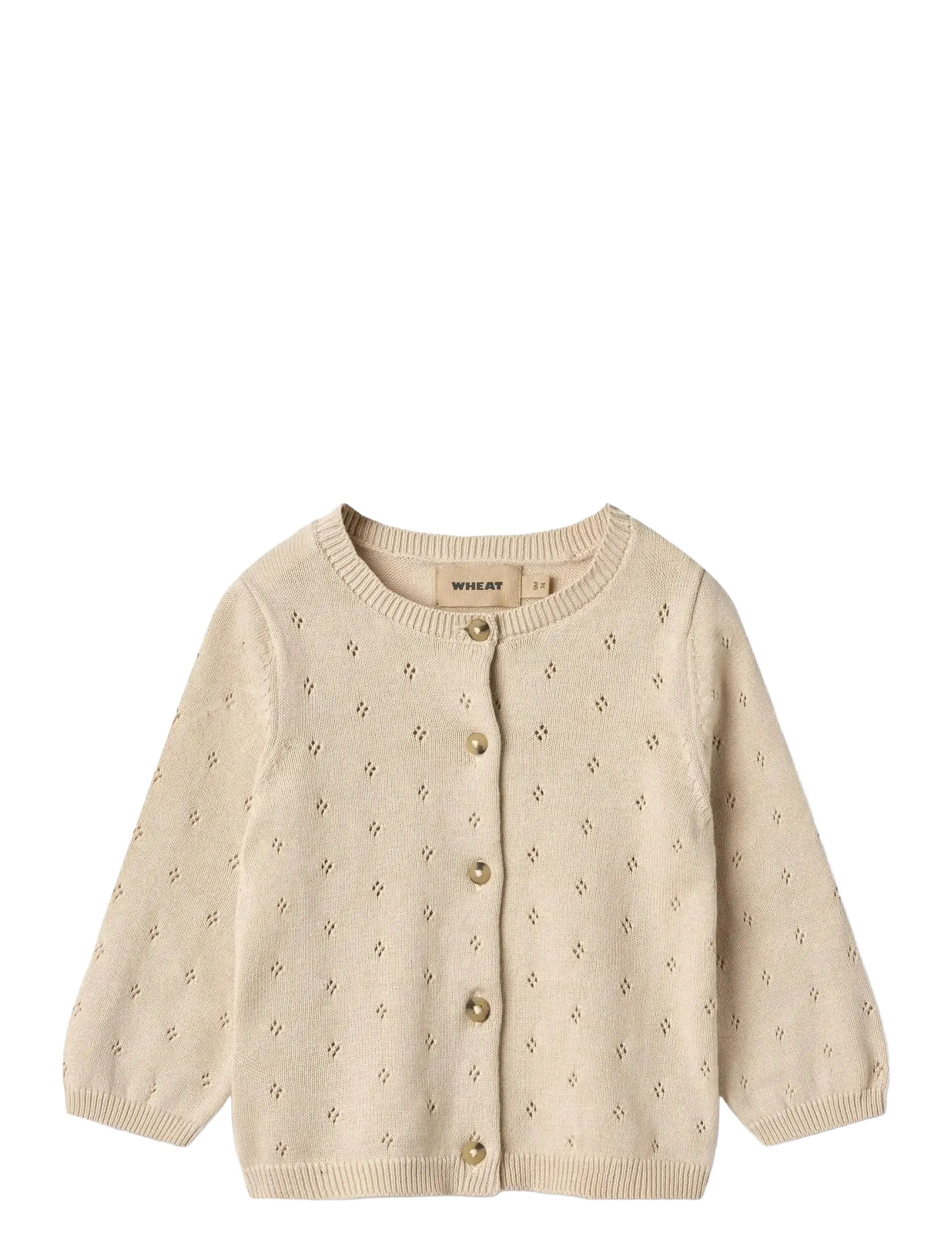 Wheat Knit Cardigan Maia - Tops - OFFWHITE / cream