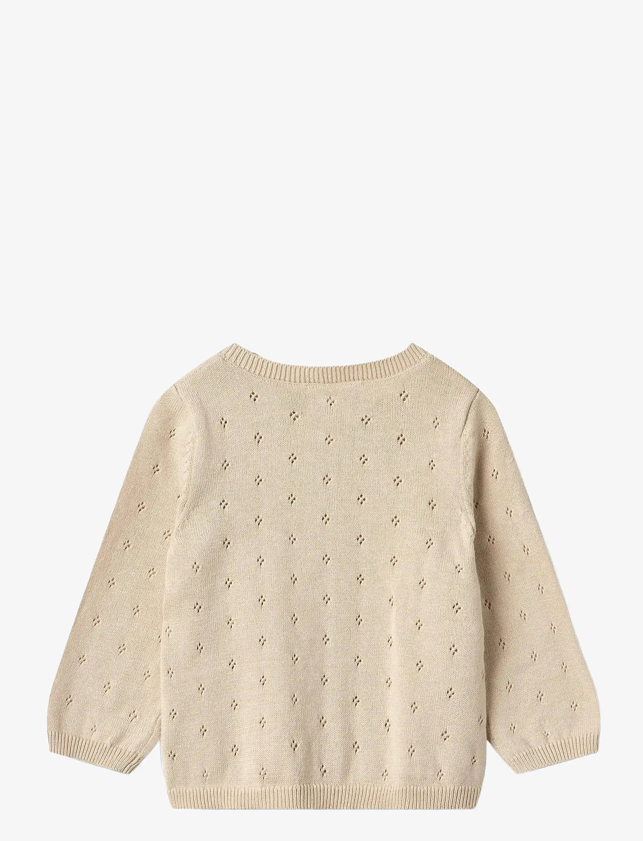 Wheat - Knit Cardigan Maia - cardigans - offwhite - 1